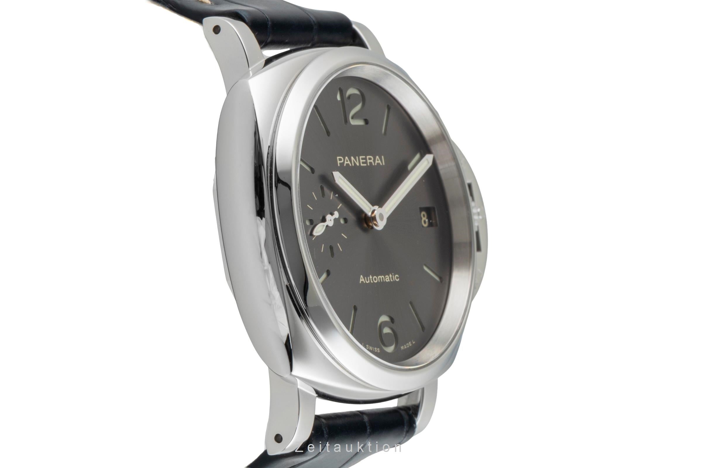 Panerai Luminor Due 3 Days Edelstahl Automatik Herrenuhr Ref. PAM00903 Papiere [2601775]