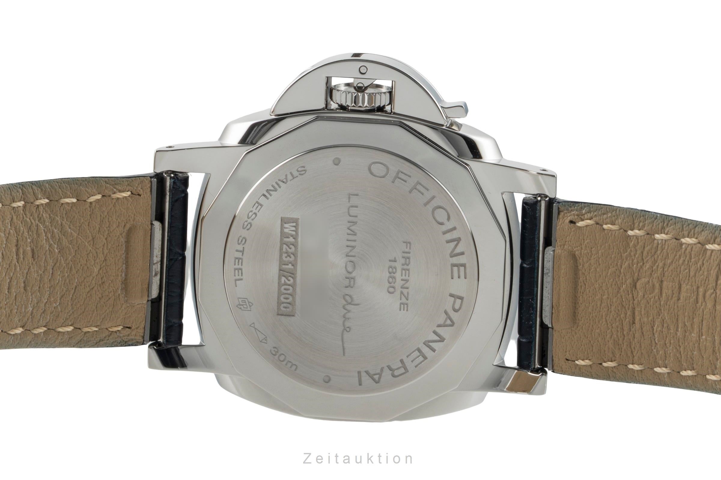 Panerai Luminor Due 3 Days Edelstahl Automatik Herrenuhr Ref. PAM00903 Papiere [2601775]