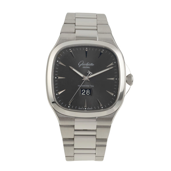 Glashütte Seventies acero automático reloj para caballeros 2-39-47-12-12-14 LP: 10800EUR  [2601776]