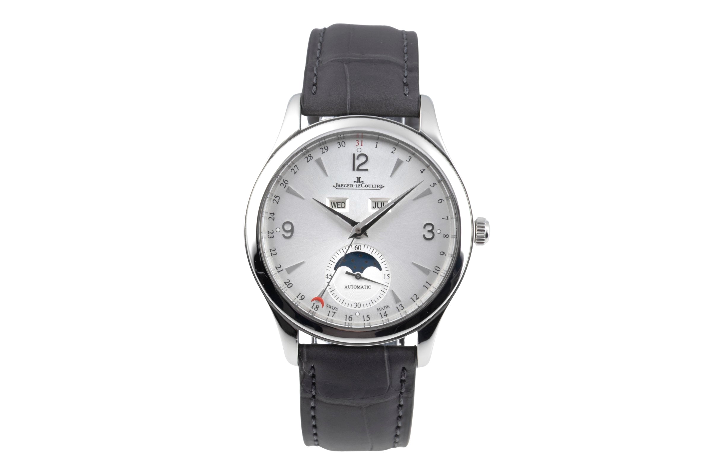 Jaeger LeCoultre Master Calendar acero automático reloj para caballeros Q1558420  , 176.8.12.S  [2601778]