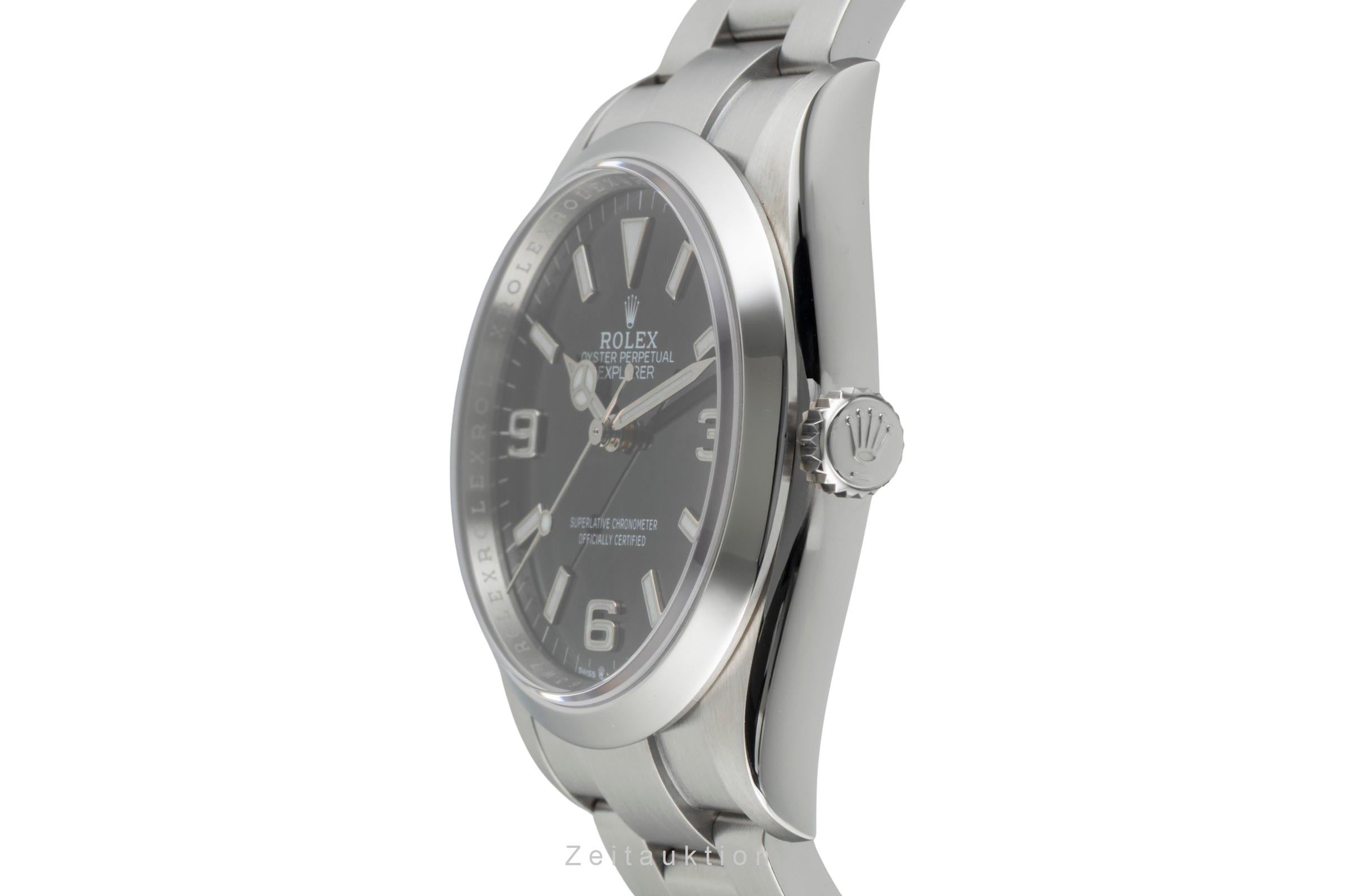 Rolex Explorer steel automatic men's watch 124270  [2601779]