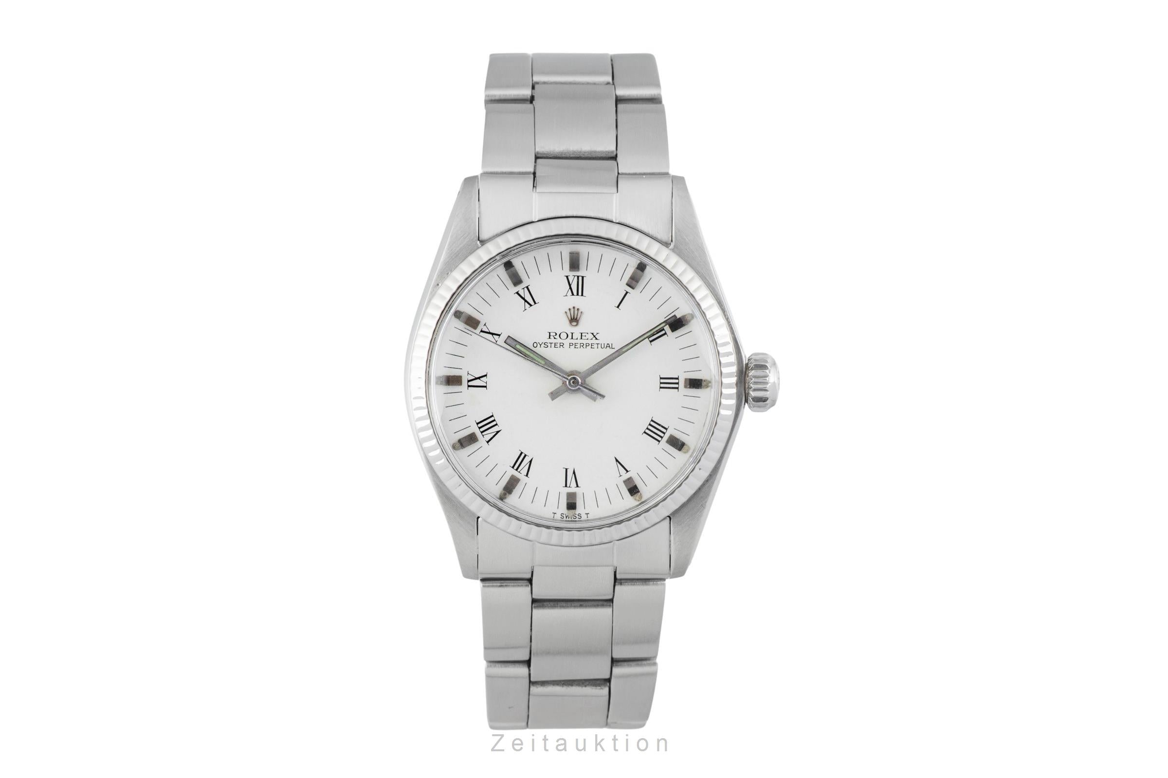 Rolex Oyster Perpetual Stahl / Weissgold Automatik Damenuhr Ref. 6551 Klassiker [2601780]
