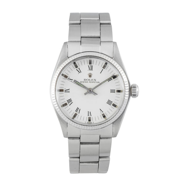 Rolex Oyster Perpetual Stahl / Weissgold Automatik Damenuhr Ref. 6551 Klassiker [2601780]