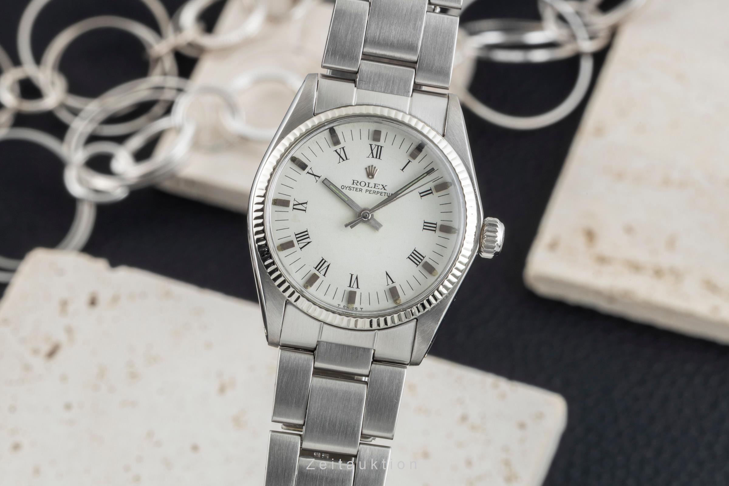 Rolex Oyster Perpetual steel / white gold automatic unisex 6551 Vintage  [2601780]