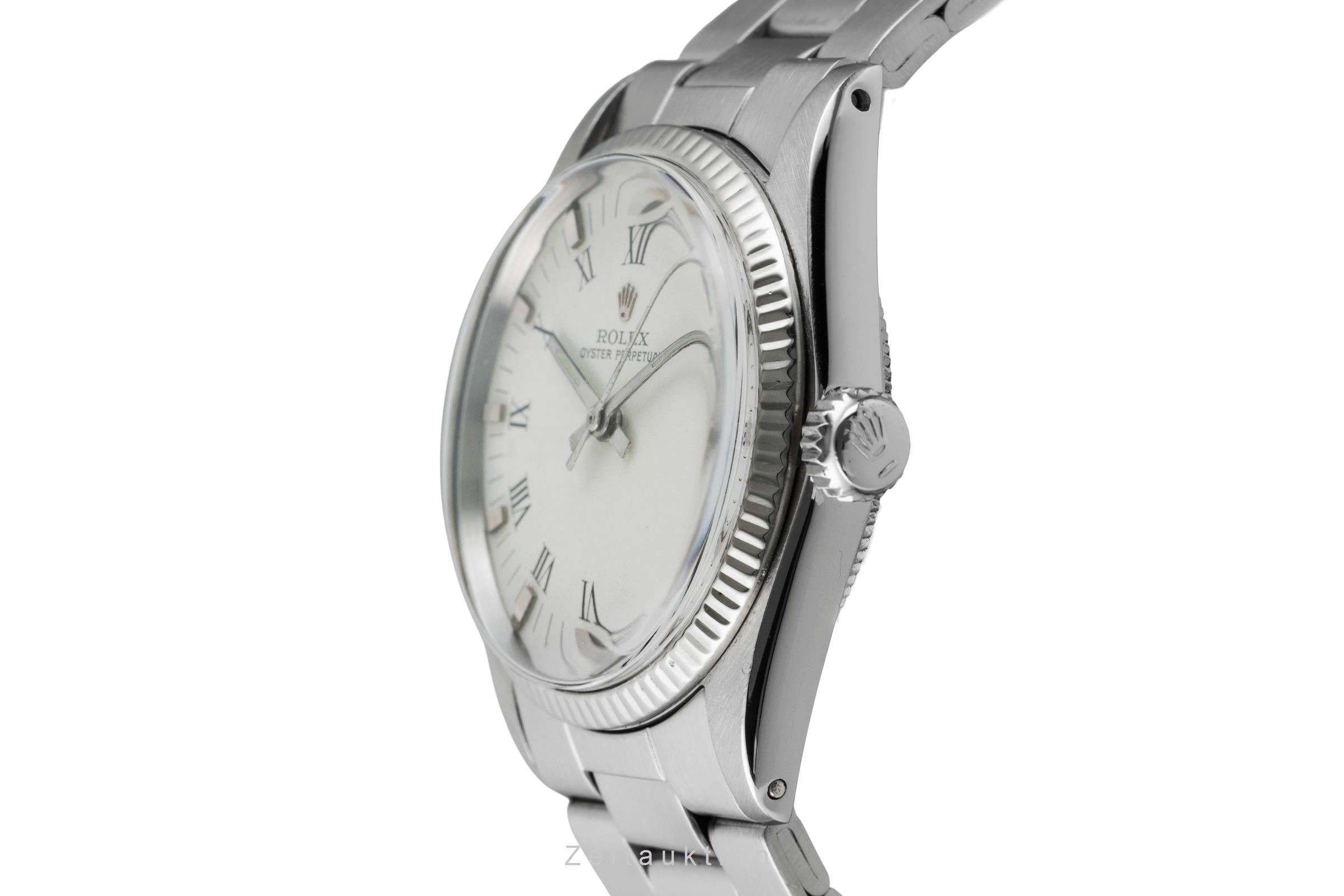 Rolex Oyster Perpetual Stahl / Weissgold Automatik Damenuhr Ref. 6551 Klassiker [2601780]
