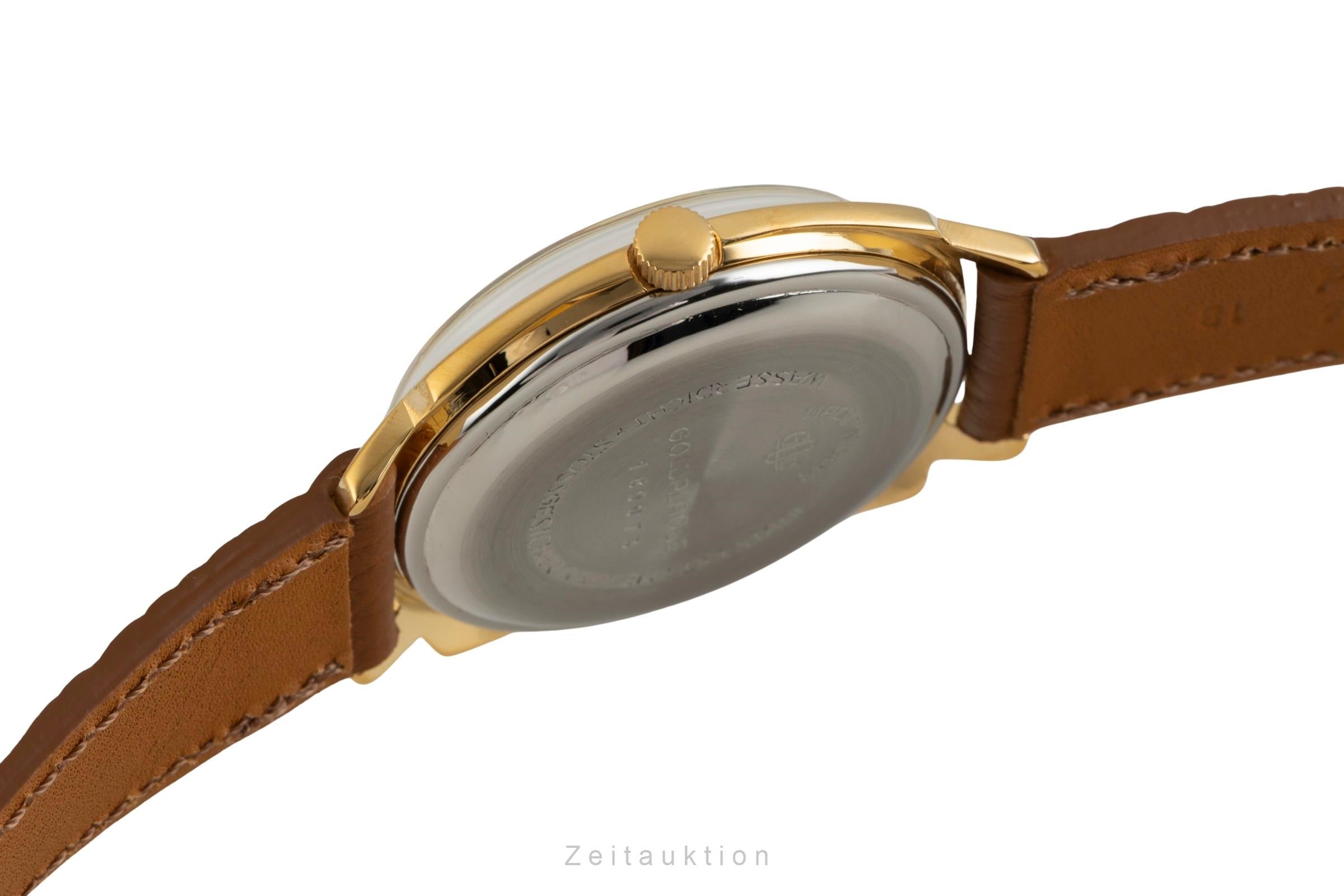 Glashütte Spezimatic latón bañado en oro automático reloj para caballeros Vintage  [2601783]