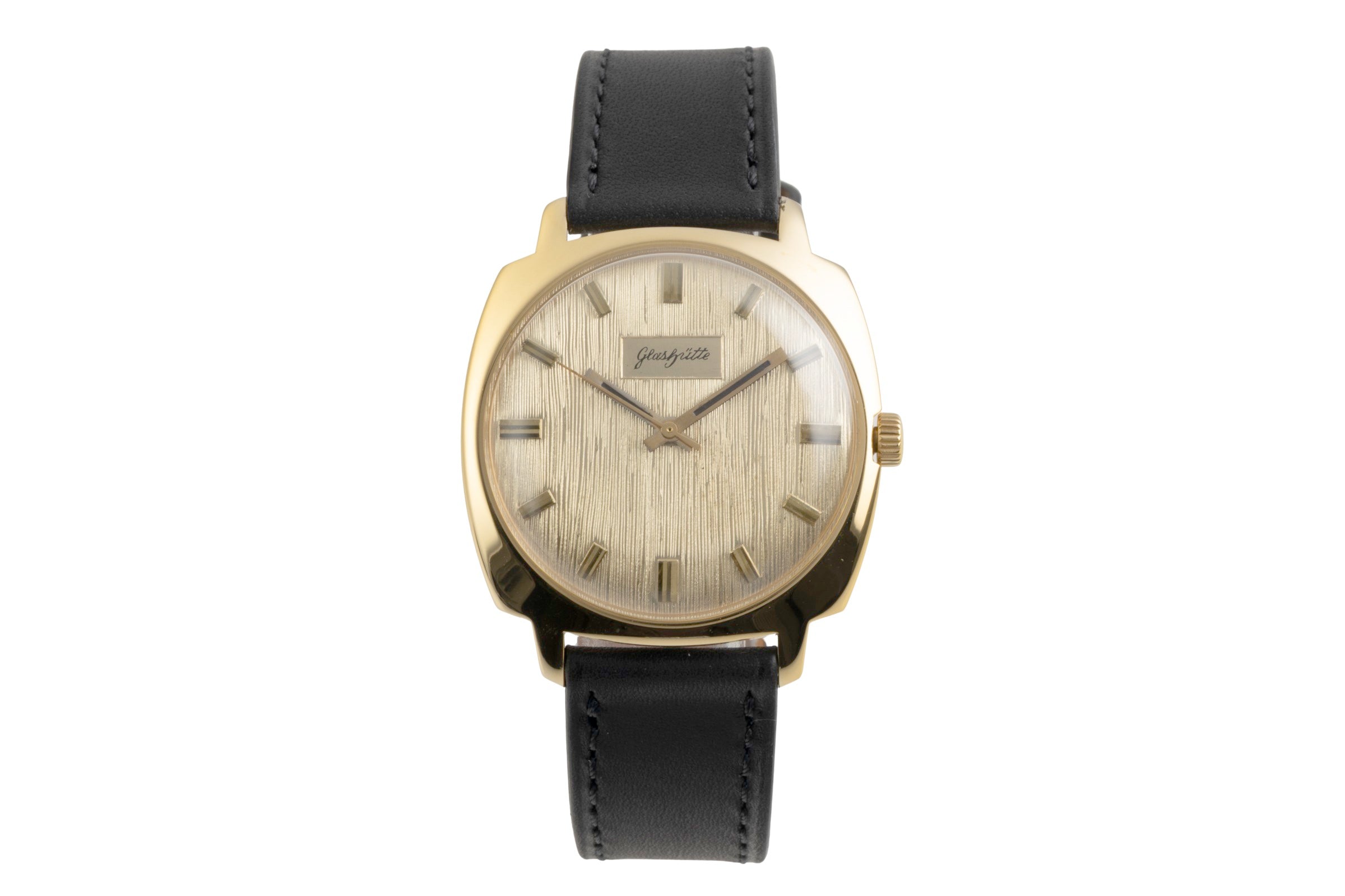 Glashütte Spezimatic laiton doré automatique montre pour hommes Vintage  [2601788]