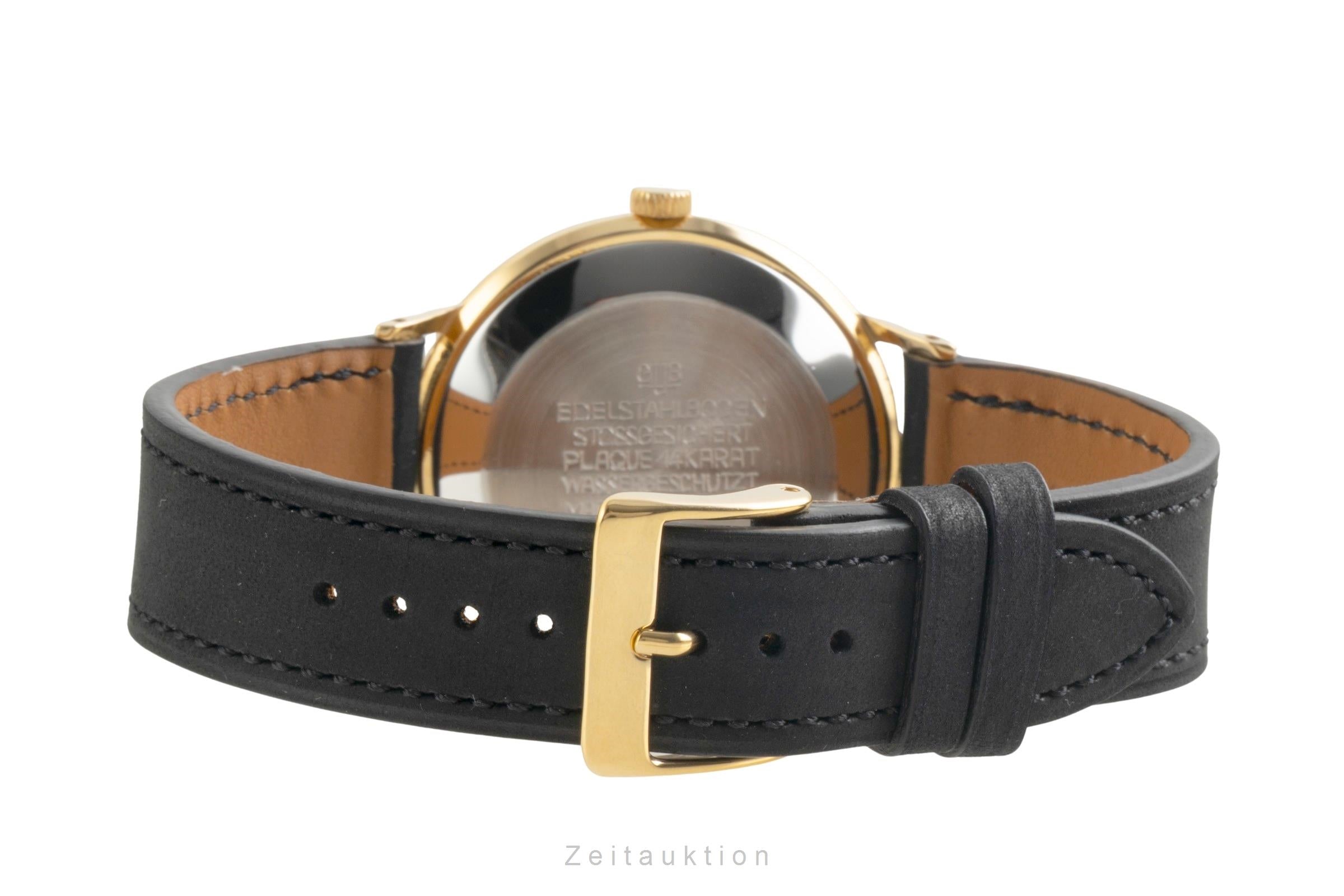 Glashütte Spezimatic latón bañado en oro automático reloj para caballeros Vintage  [2601789]
