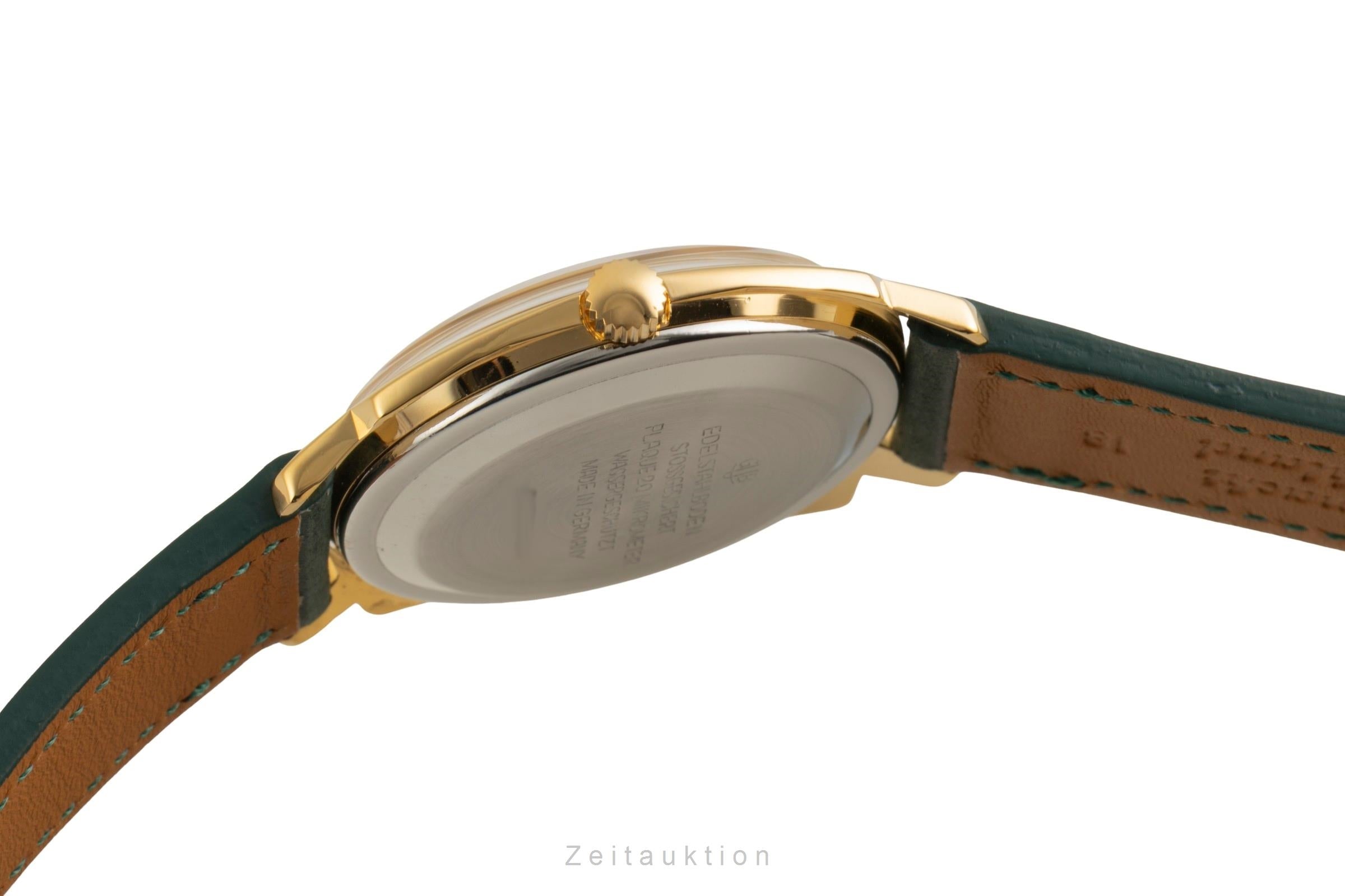 Glashütte Spezimatic latón bañado en oro automático reloj para caballeros Vintage  [2601790]