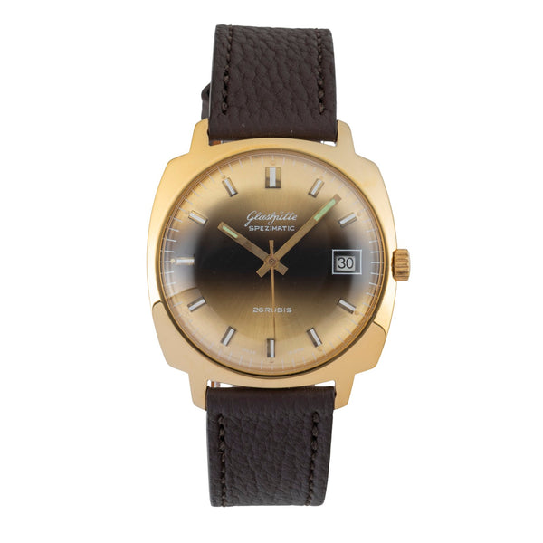 Glashütte Spezimatic gilt-brass automatic men's watch Vintage  [2601791]