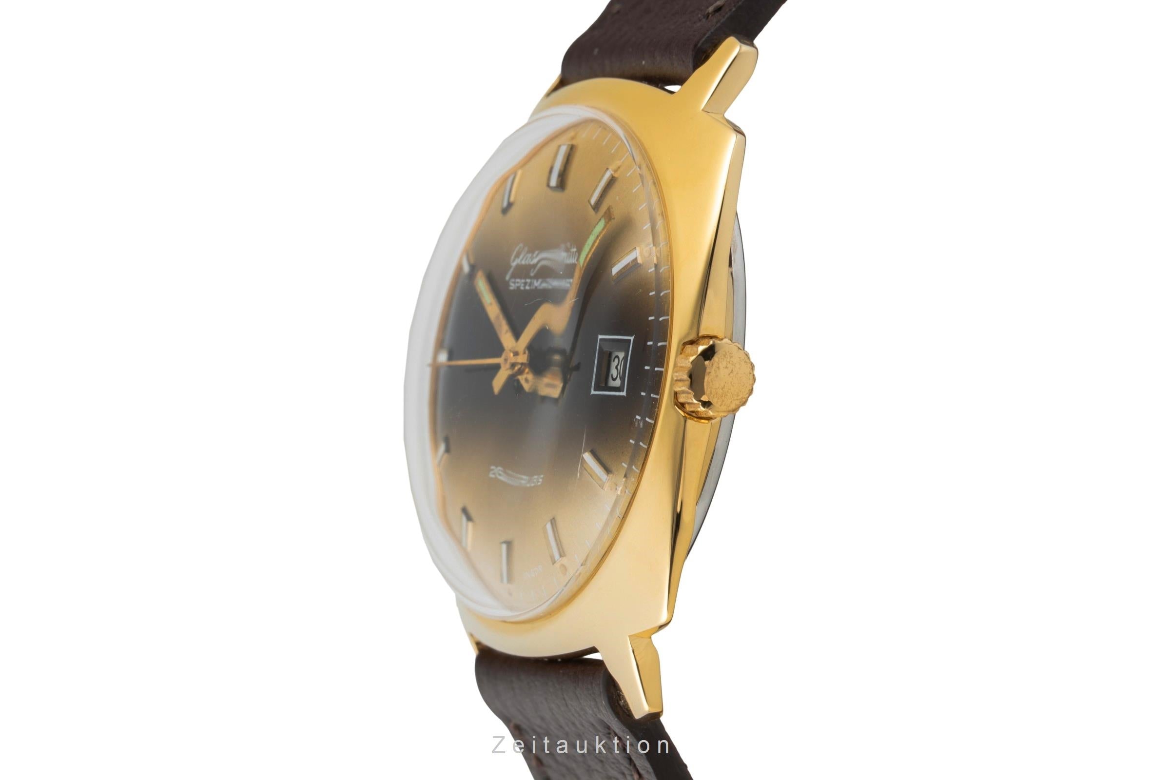 Glashütte Spezimatic gilt-brass automatic men's watch Vintage  [2601791]