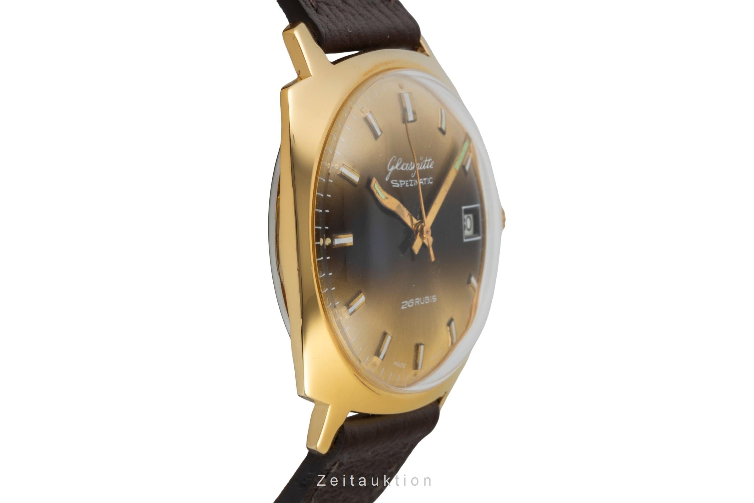 Glashütte Spezimatic gilt-brass automatic men's watch Vintage  [2601791]
