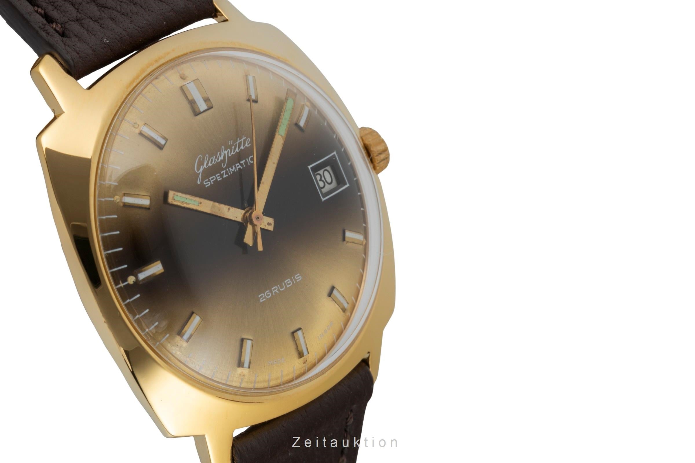 Glashütte Spezimatic gilt-brass automatic men's watch Vintage  [2601791]