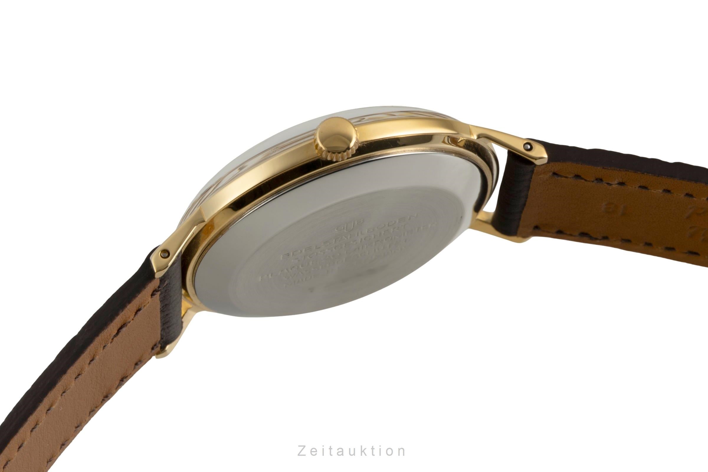 Glashütte Spezimatic latón bañado en oro automático reloj para caballeros Vintage  [2601792]