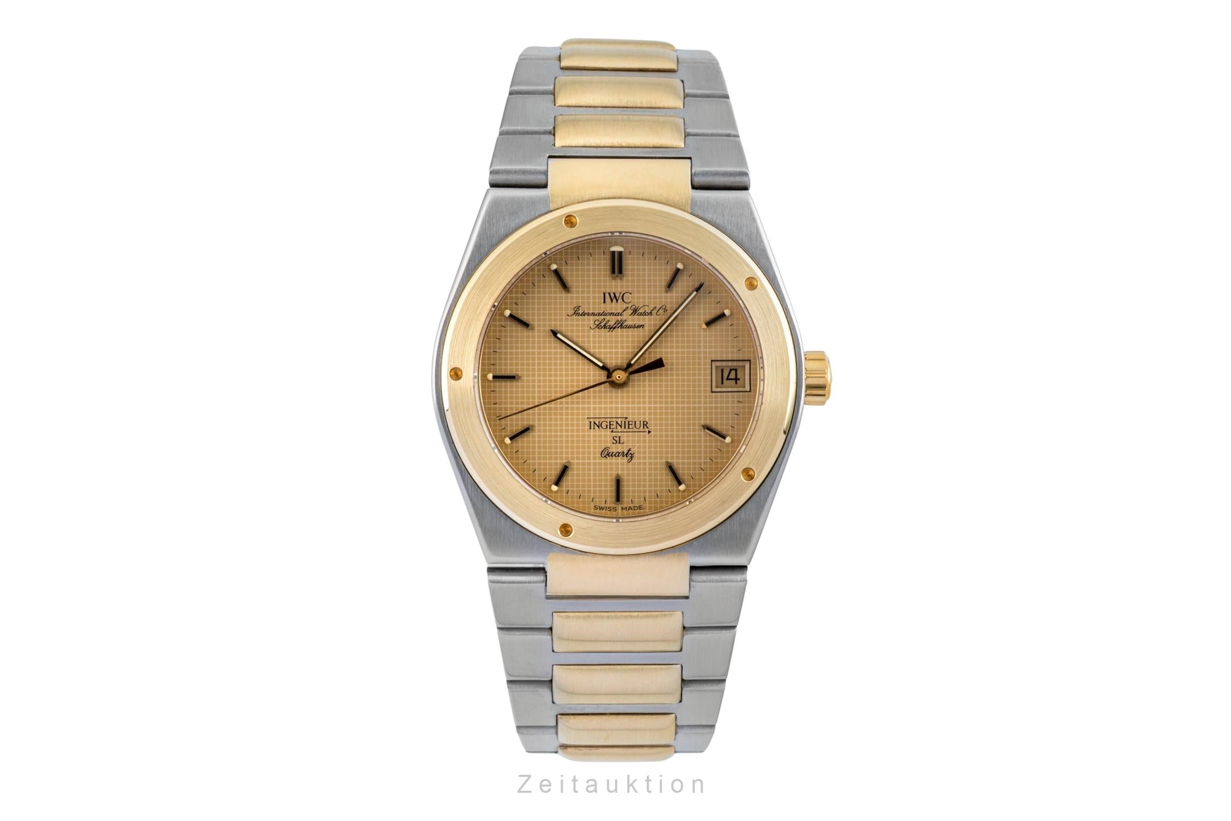 IWC Ingenieur acier / or  quartz montre pour hommes 3305  [2601795]