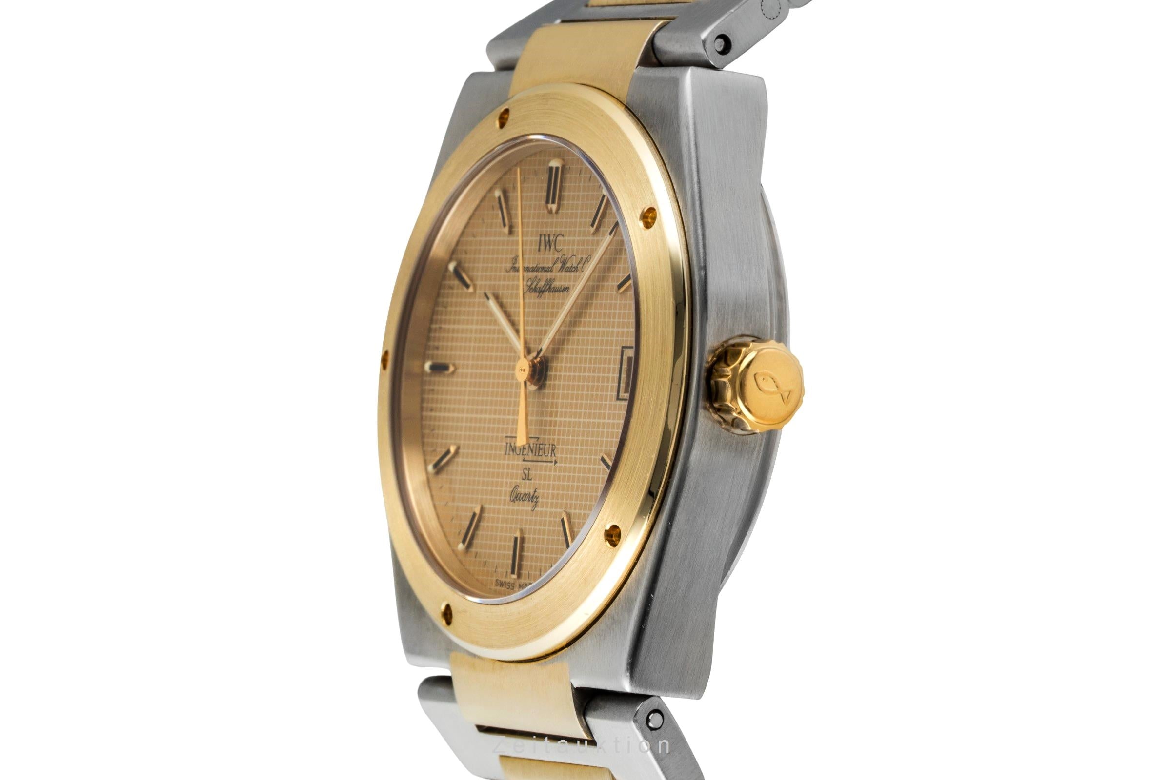 IWC Ingenieur acier / or  quartz montre pour hommes 3305  [2601795]