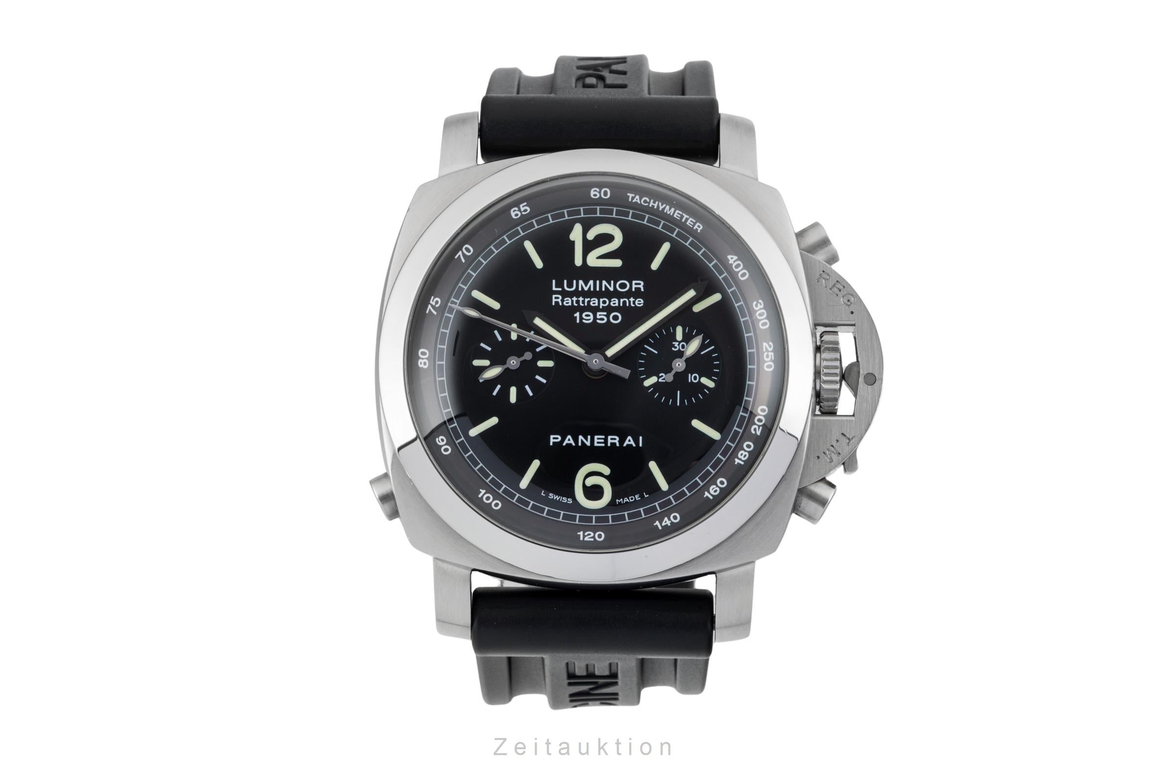 Panerai Luminor chronograph steel automatic Kal. OP XVIII Ref
