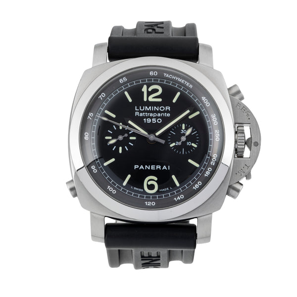Panerai Luminor  chronograph steel automatic men's watch PAM00213  [2601796]