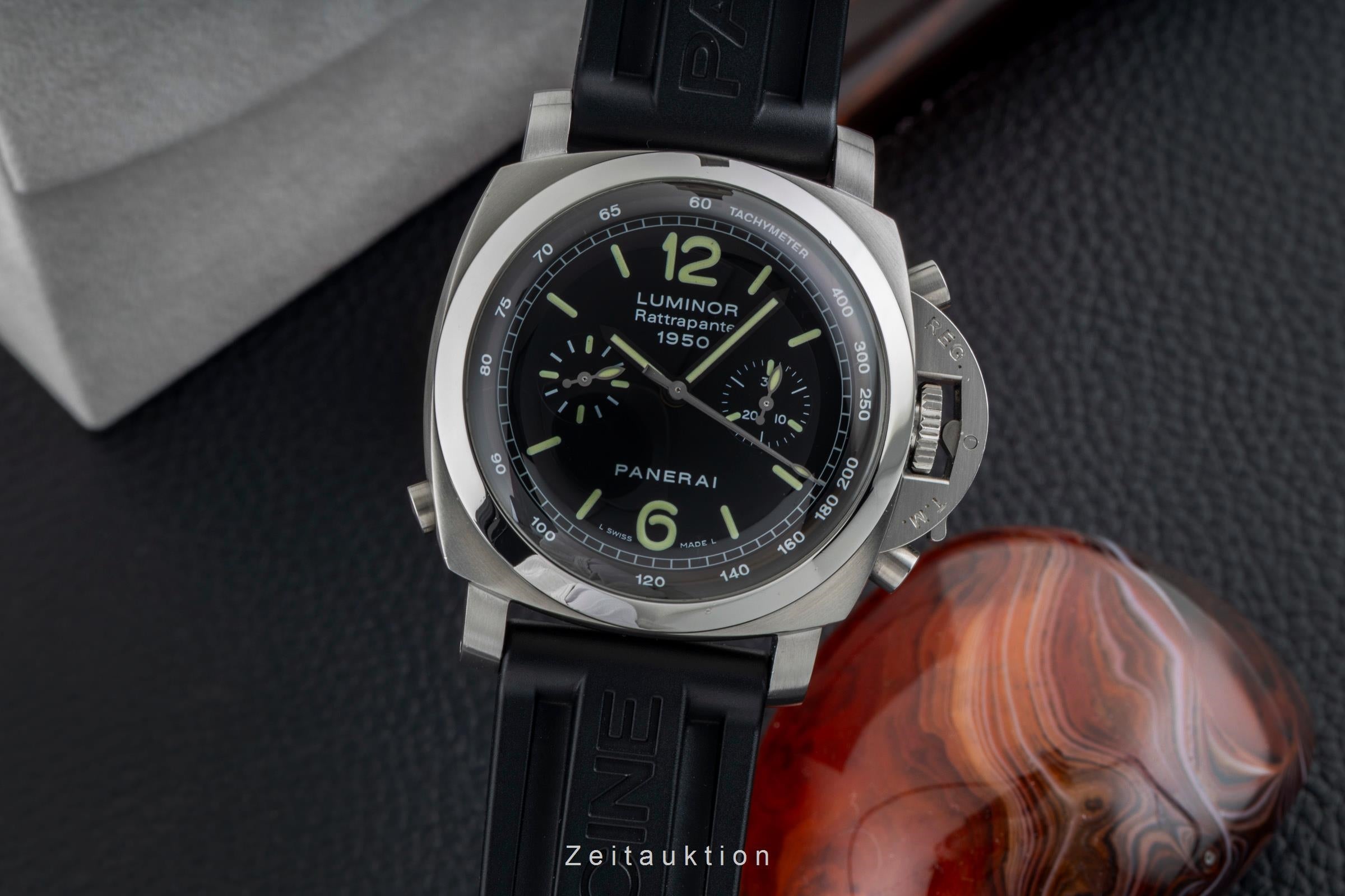 Panerai Luminor  chronograph steel automatic men's watch PAM00213  [2601796]
