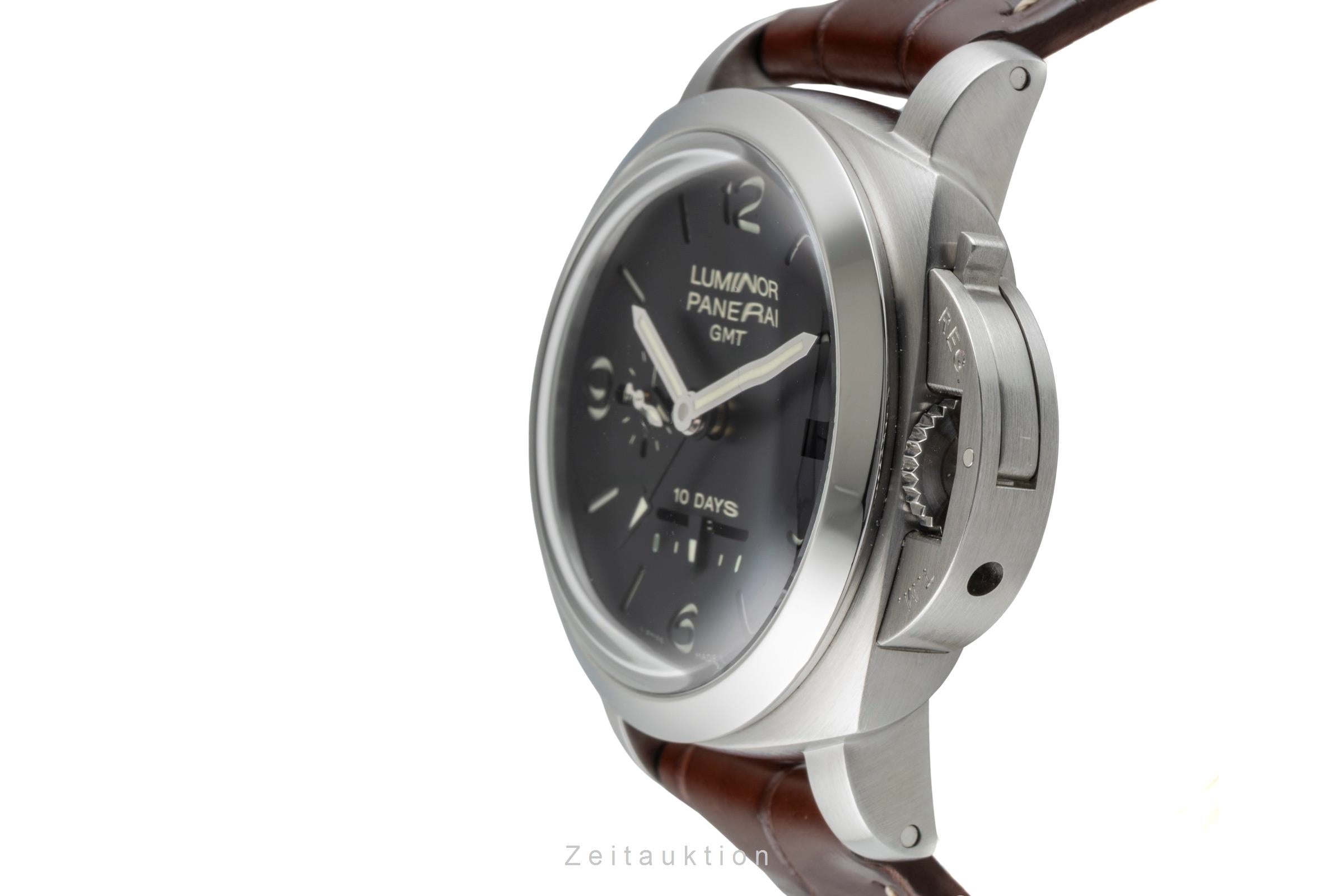 Panerai Luminor 1950 10 Days GMT Stahl Automatik Herrenuhr Ref. PAM00270 B&P [2601798]
