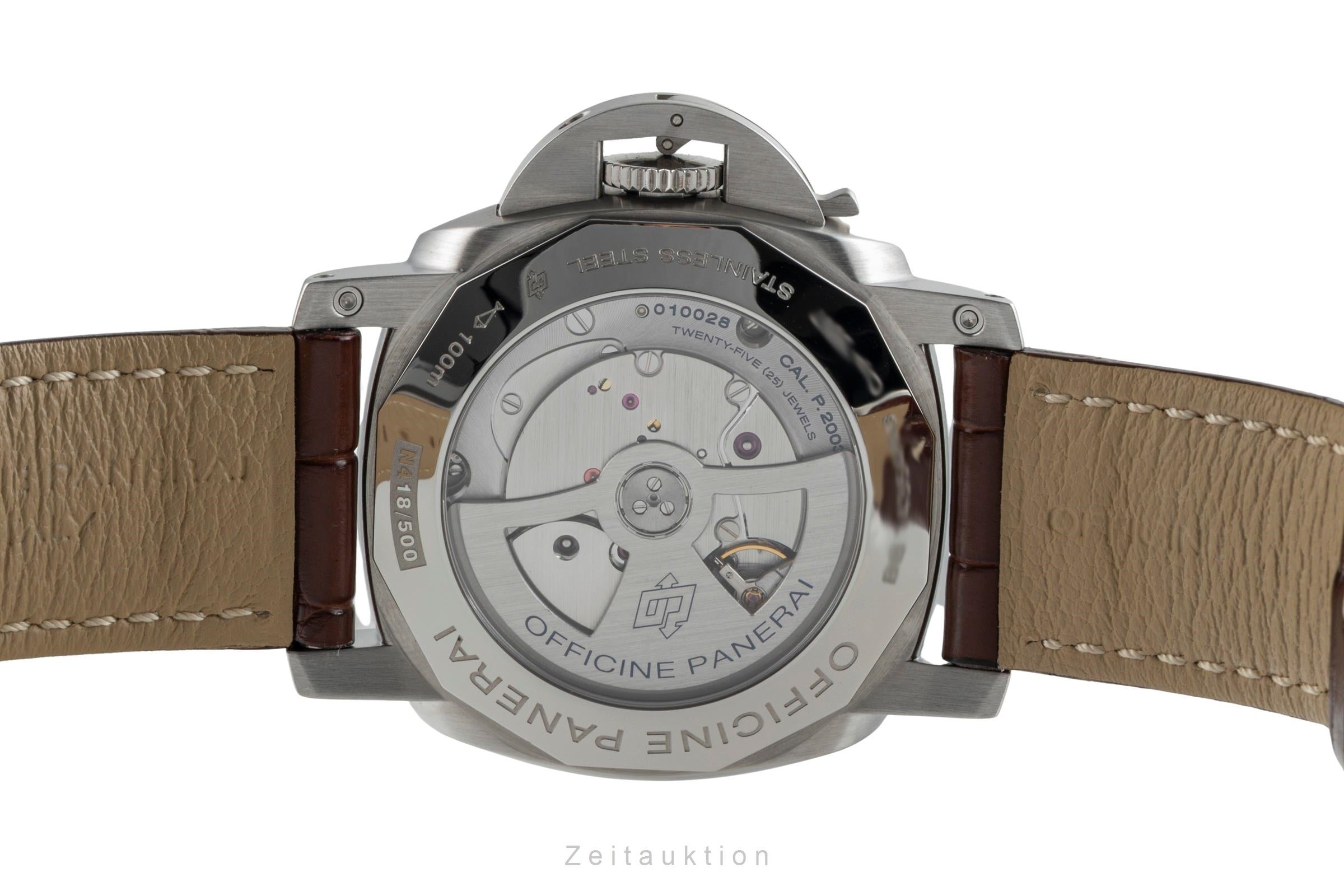 Panerai Luminor 1950 10 Days GMT Stahl Automatik Herrenuhr Ref. PAM00270 B&P [2601798]