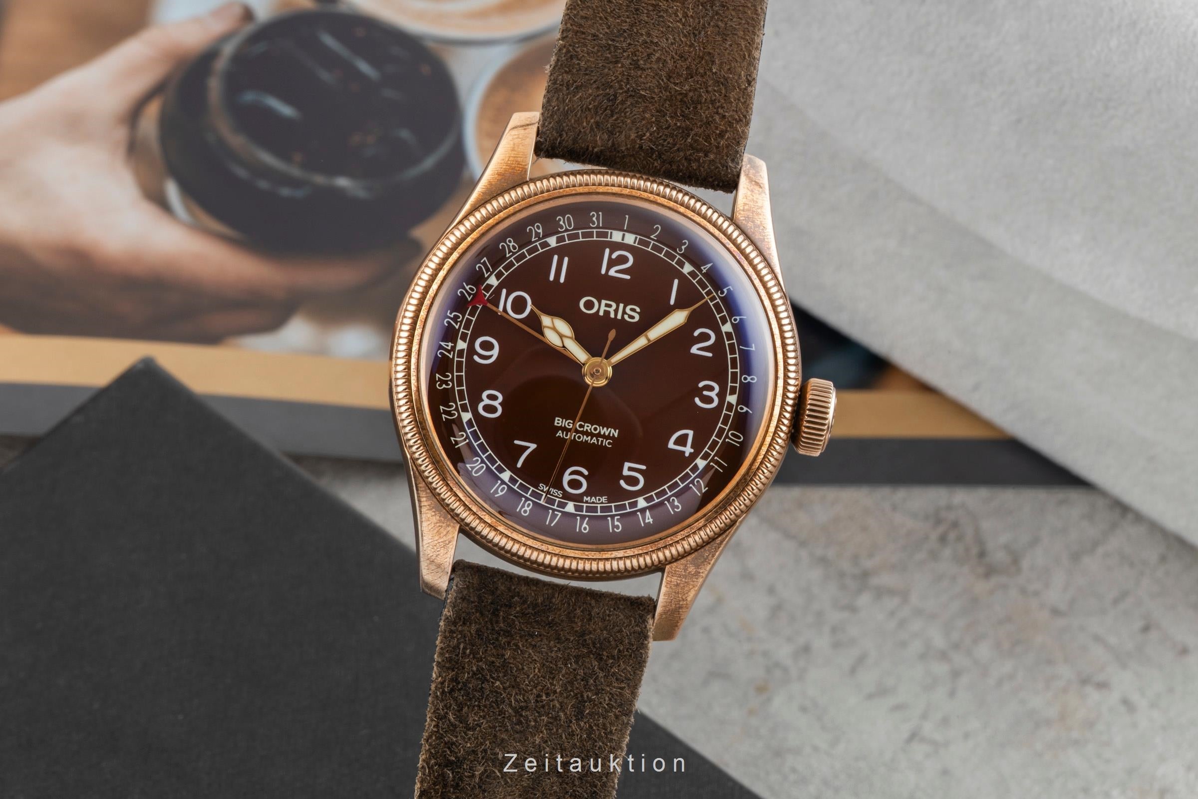 Oris Big Crown bronze automatic Kal. 754 Ref. 01 754 7741 3166-07