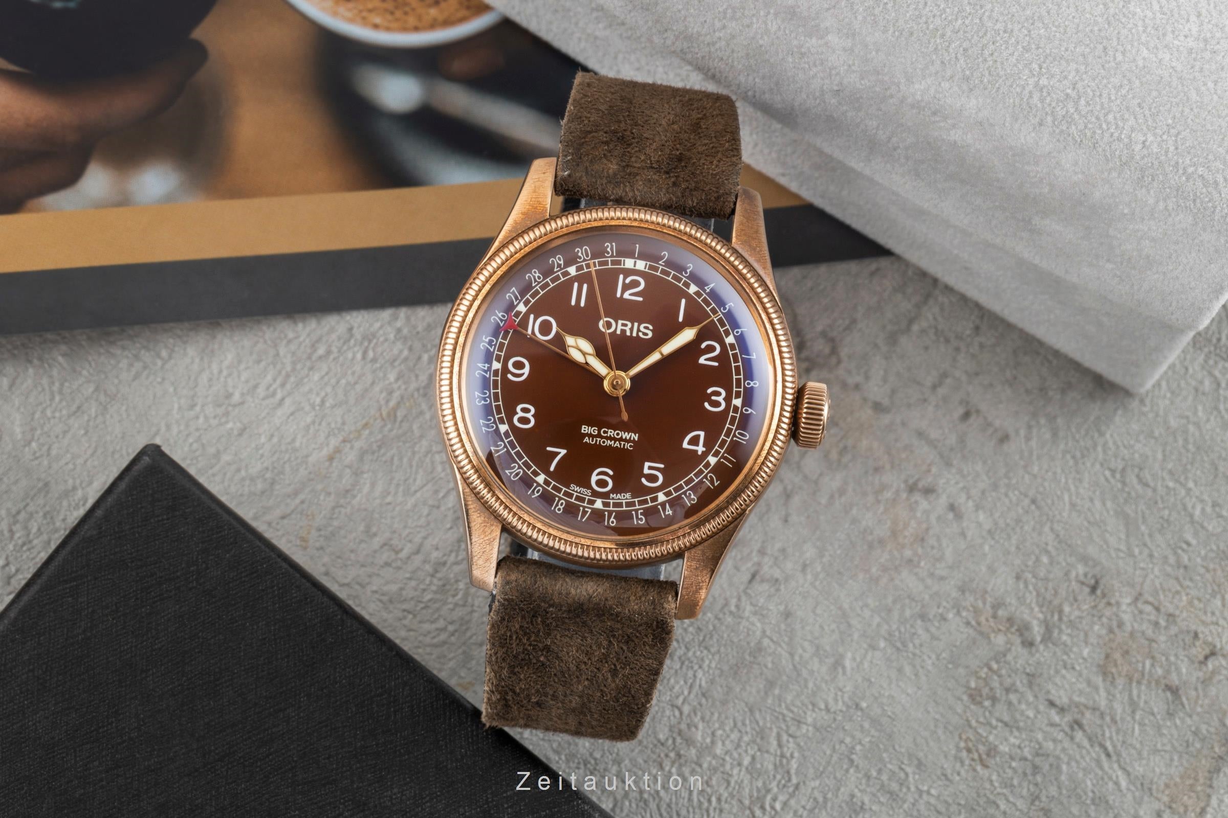 Oris Big Crown Pointer Date Bronze Ref. 01 754 7741 3166-07 5 20 74BR B&P  [2601799]