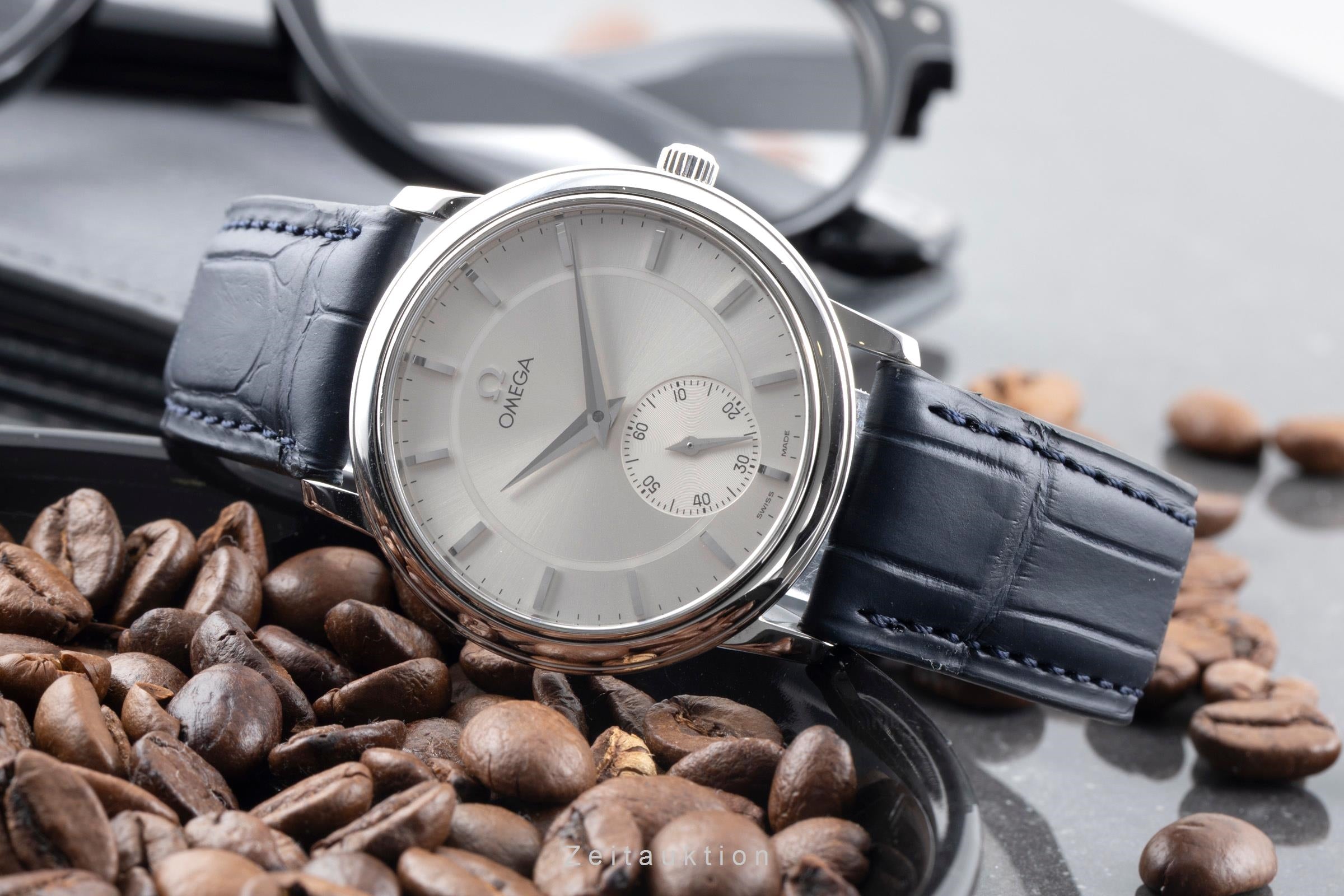Omega De Ville acero cuerda manual reloj para caballeros 4820.31.01  [2601800]