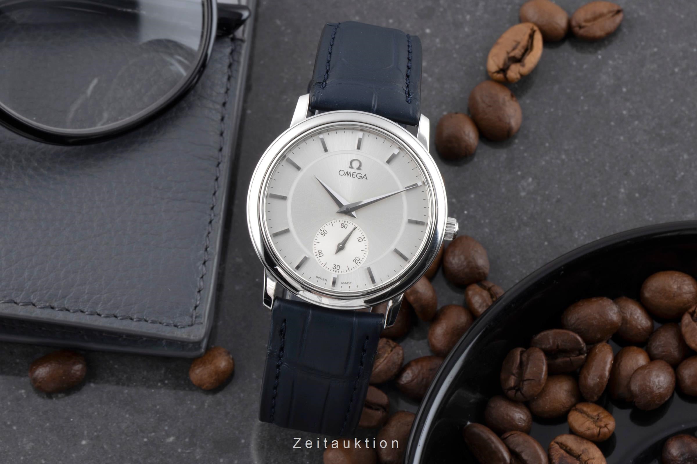 Omega De Ville acero cuerda manual reloj para caballeros 4820.31.01  [2601800]