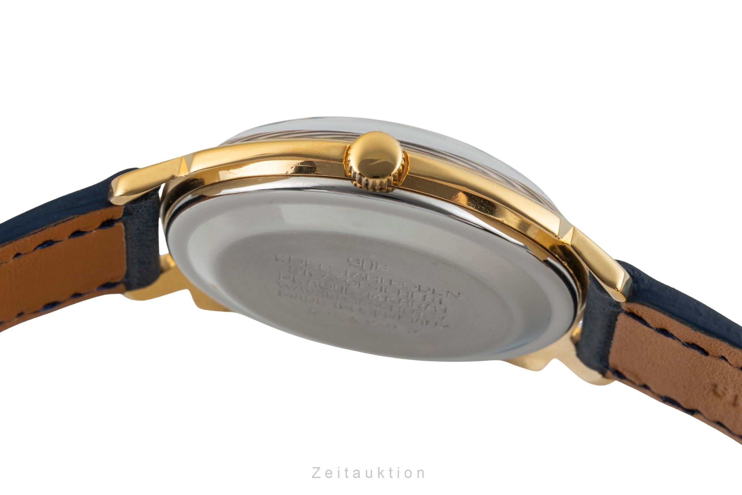 Glashütte Spezimatic latón bañado en oro automático reloj para caballeros Vintage  [2601803]