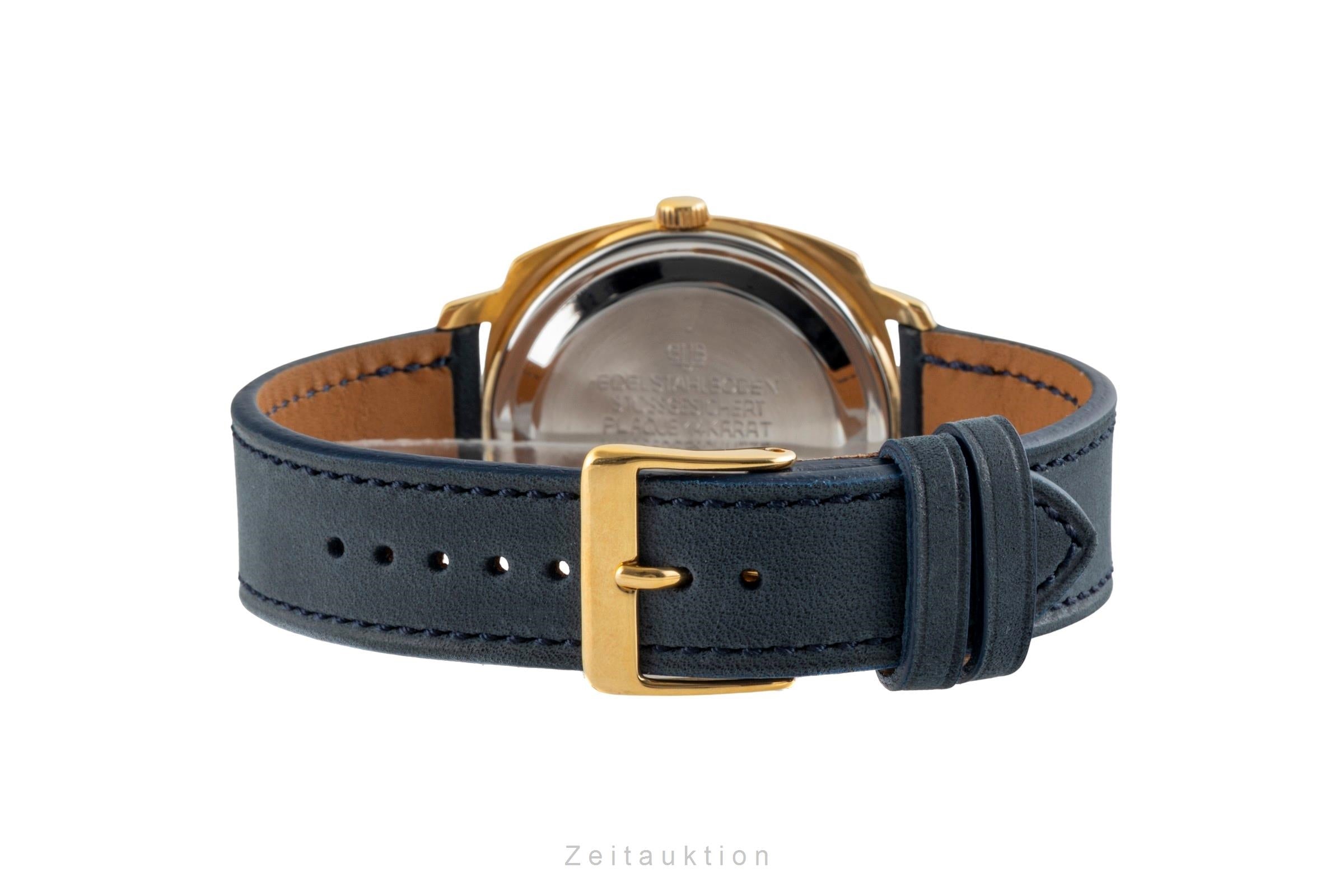 Glashütte Spezimatic latón bañado en oro automático reloj para caballeros Vintage  [2601803]