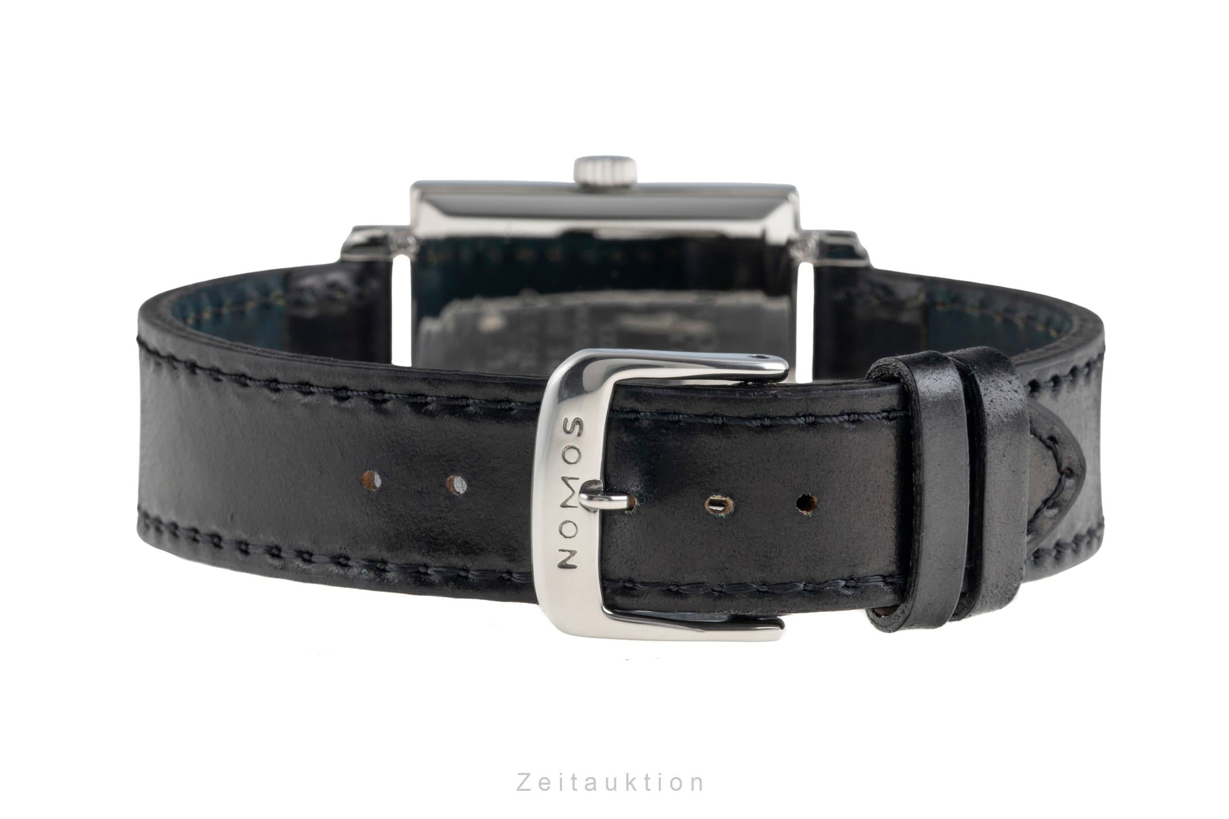 Nomos Tetra Edelstahl Handaufzug Sub Seconde Herrenuhr Ref. 408  [2601807]