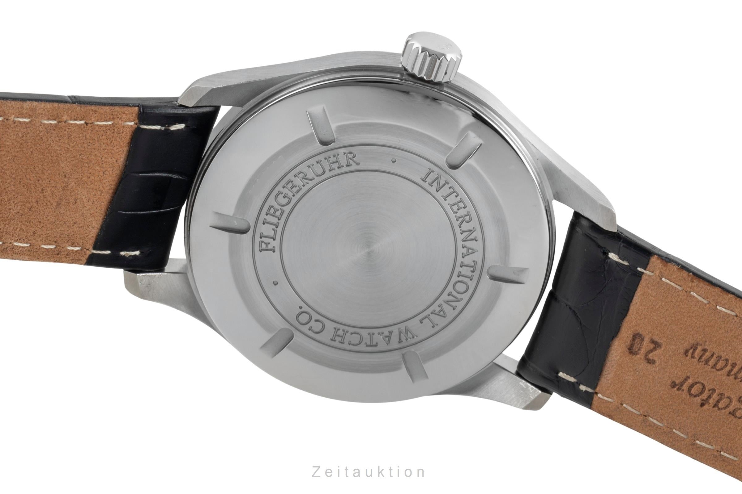 IWC Mark XVI Spitfire Edelstahl Automatik Herrenuhr Ref. IW325502 B&P 2006 [2601808]