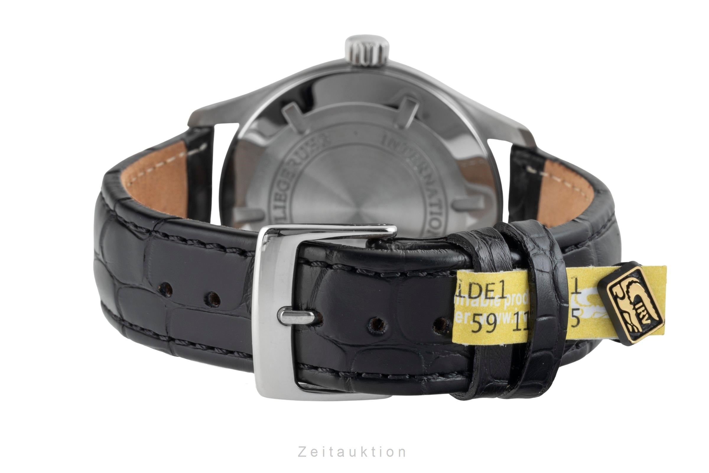 IWC Mark XVI Spitfire Edelstahl Automatik Herrenuhr Ref. IW325502 B&P 2006 [2601808]