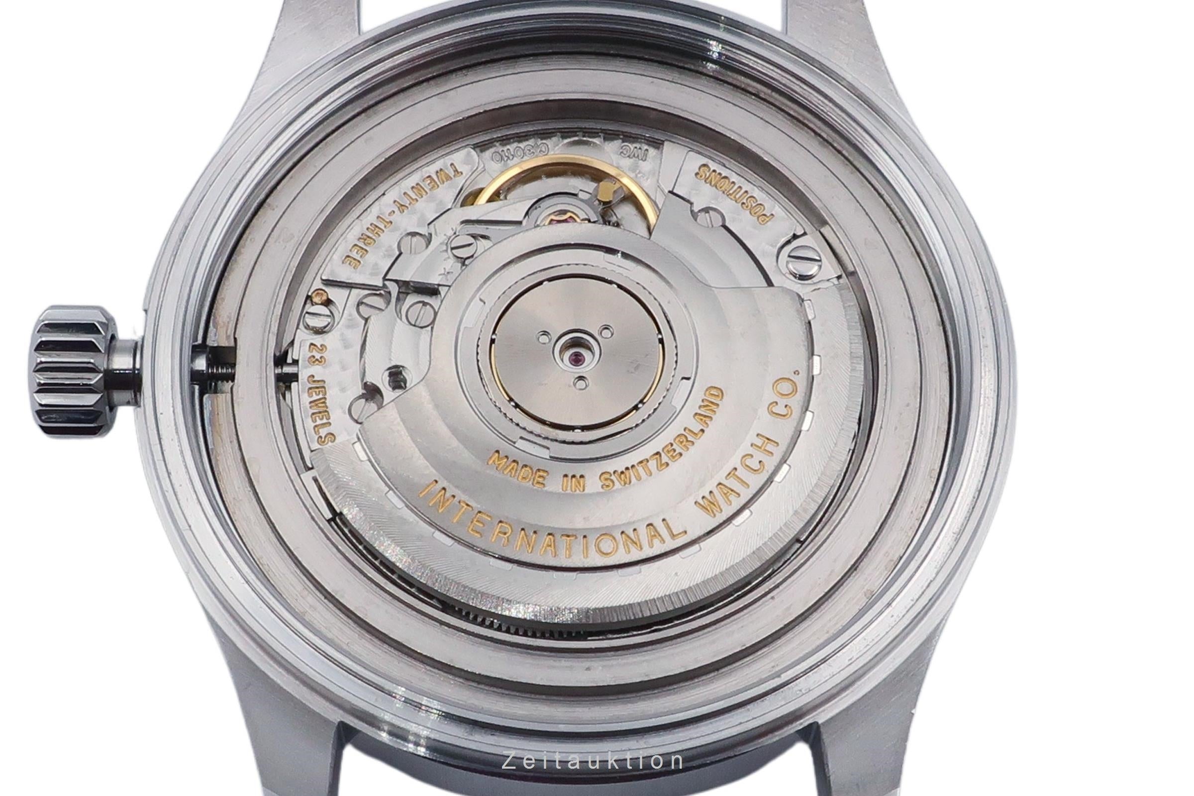 IWC Mark XVI Spitfire Edelstahl Automatik Herrenuhr Ref. IW325502 B&P 2006 [2601808]