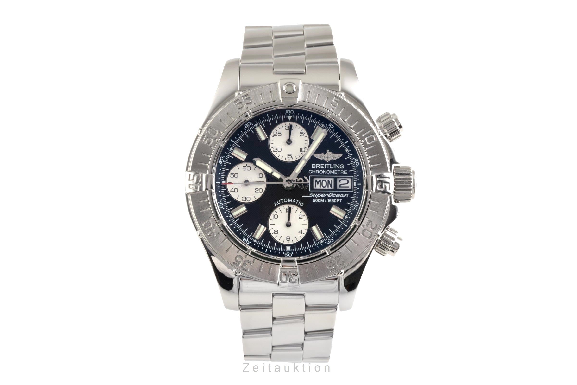 BREITLING Superocean 自動巻き 腕時計 Breitling Superocean Chronograph steel automatic Kal. B13 Ref