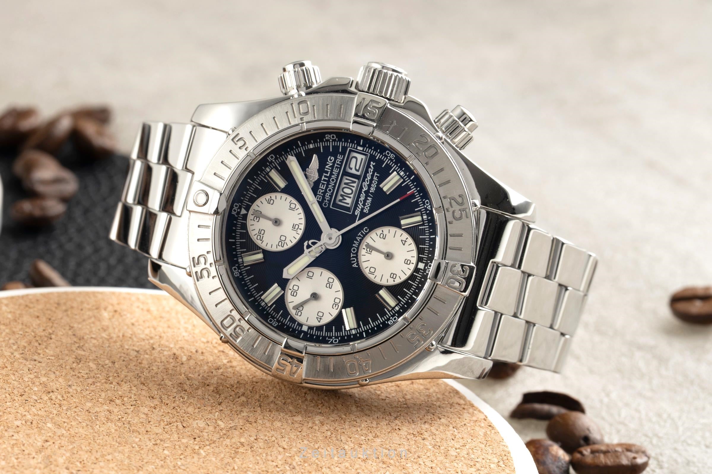Breitling Superocean Chronograph steel automatic Kal. B13 Ref