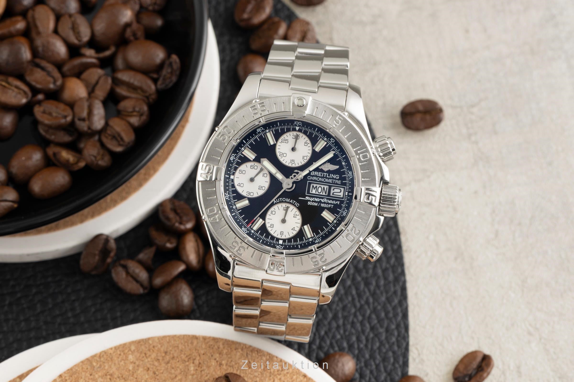 Breitling Superocean Chronograph chronograph steel automatic men's watch A13340  [2601812]