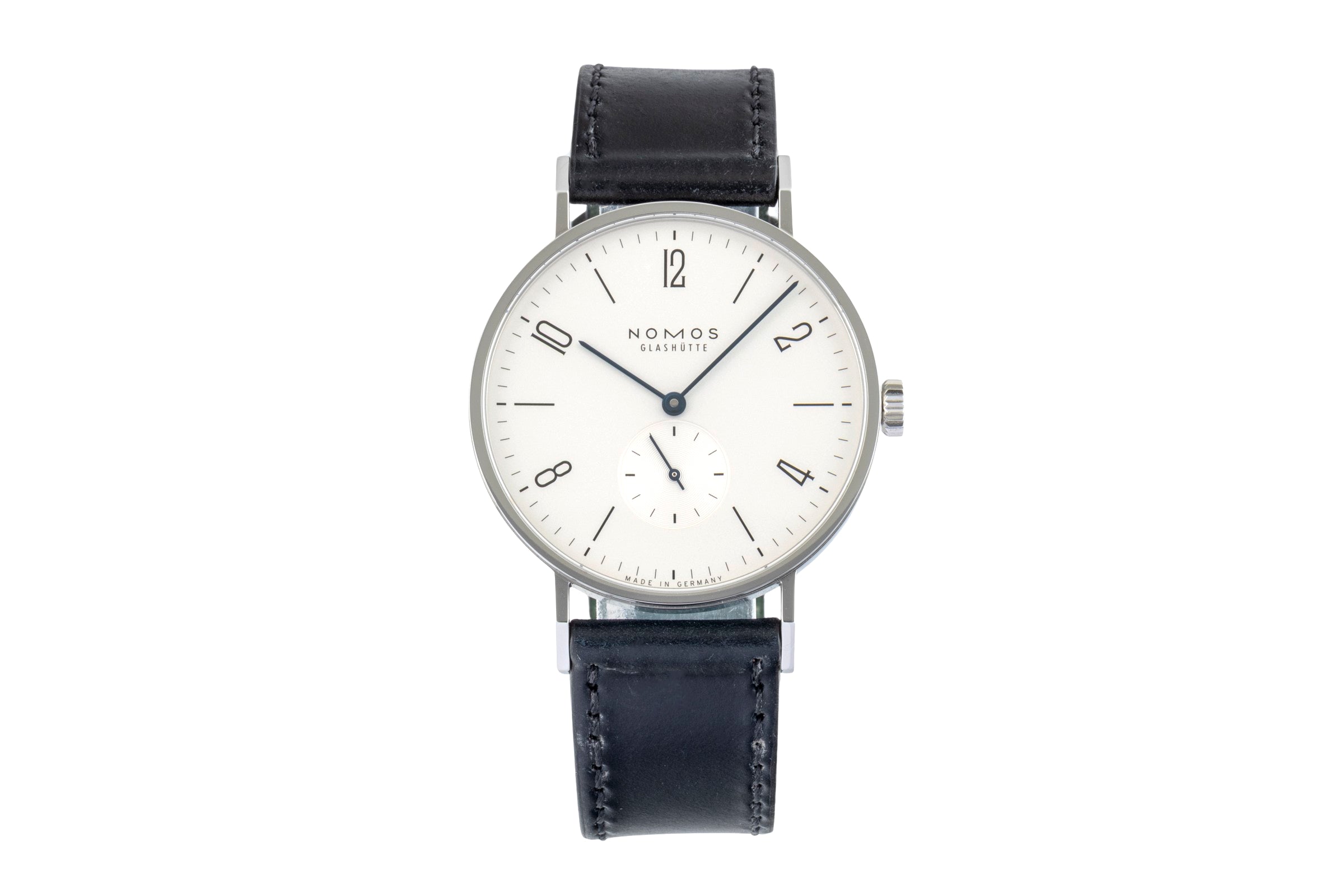 NOMOS Tangente 38 Stahl Handaufzug Herrenuhr Ref. 164 Box & Papiere 2025 [2601813]