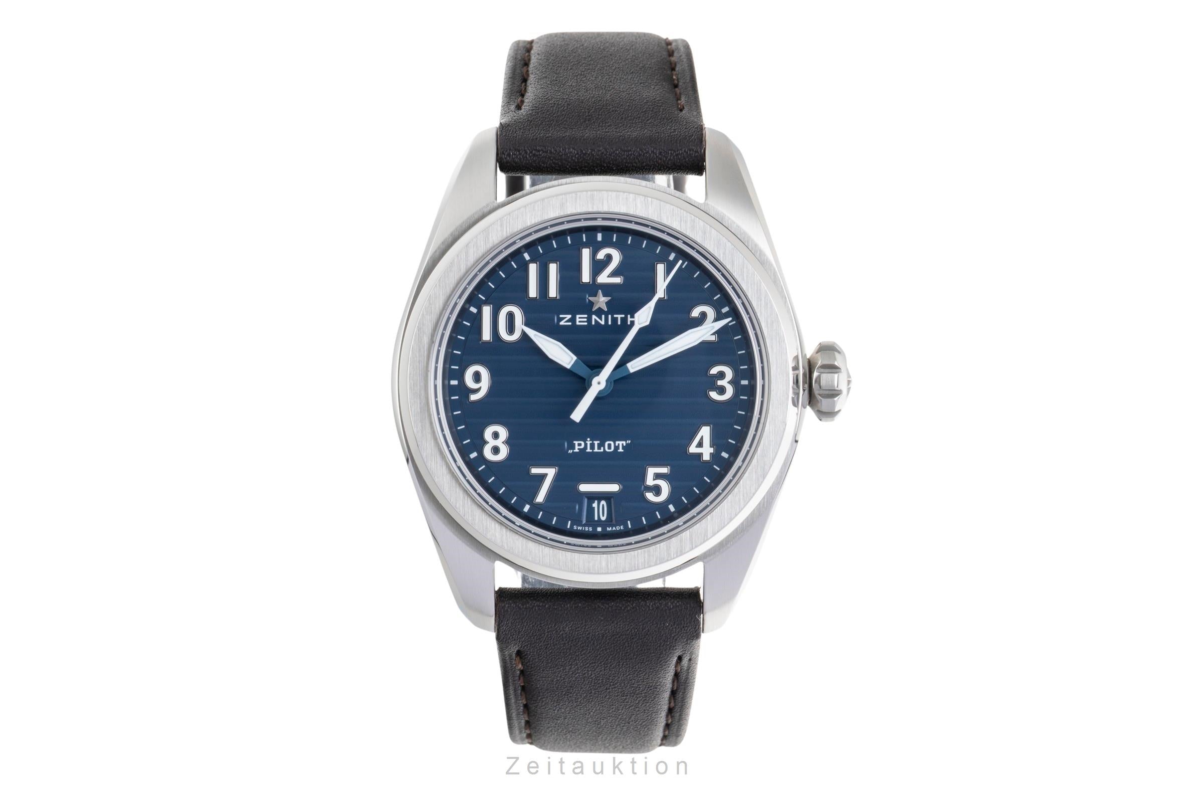 Zenith Pilot steel automatic men's watch 03.4000.3620/51.I003 LP: 8500EUR  [2601816]