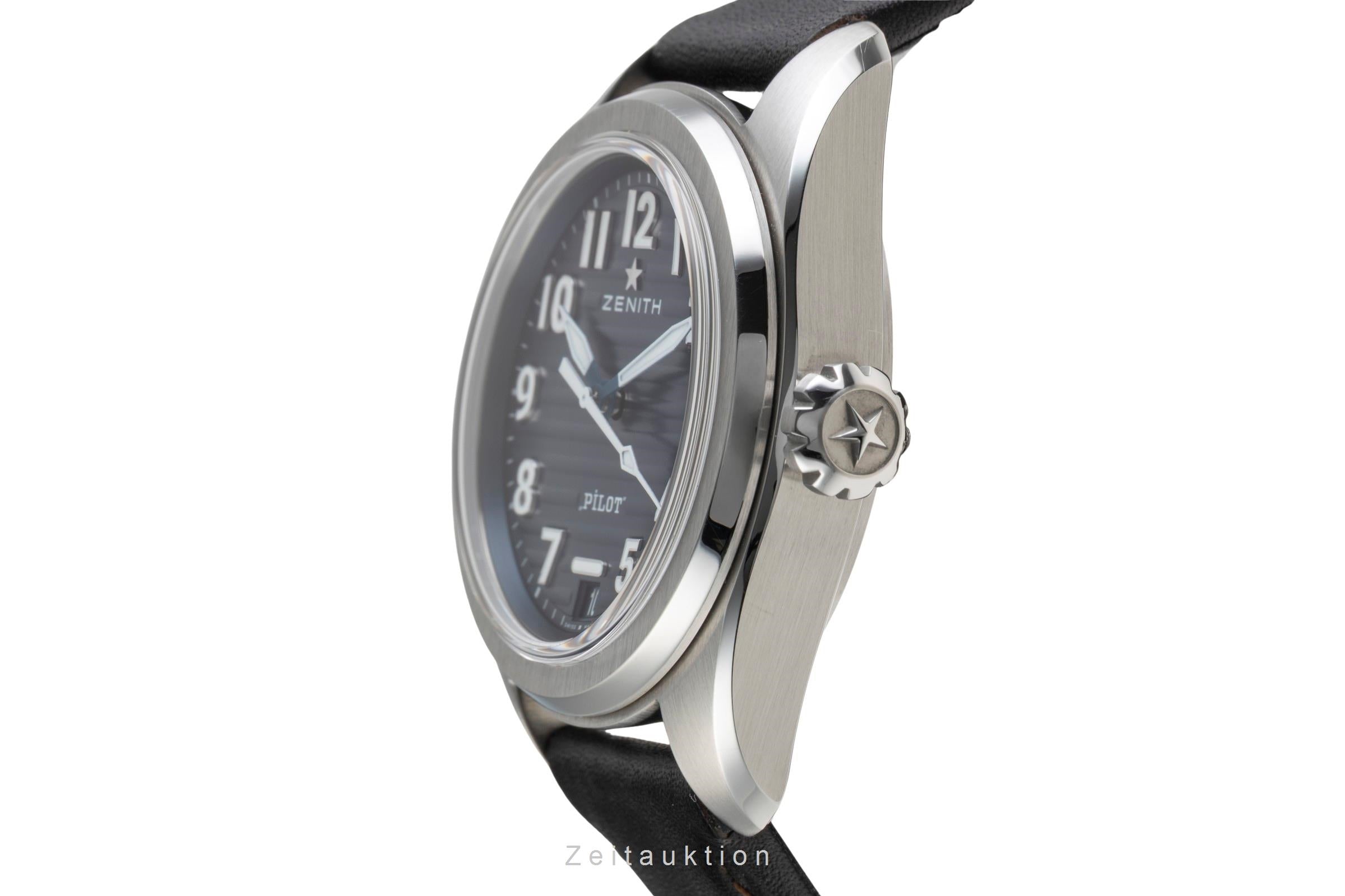 Zenith Pilot steel automatic men's watch 03.4000.3620/51.I003 LP: 8500EUR  [2601816]