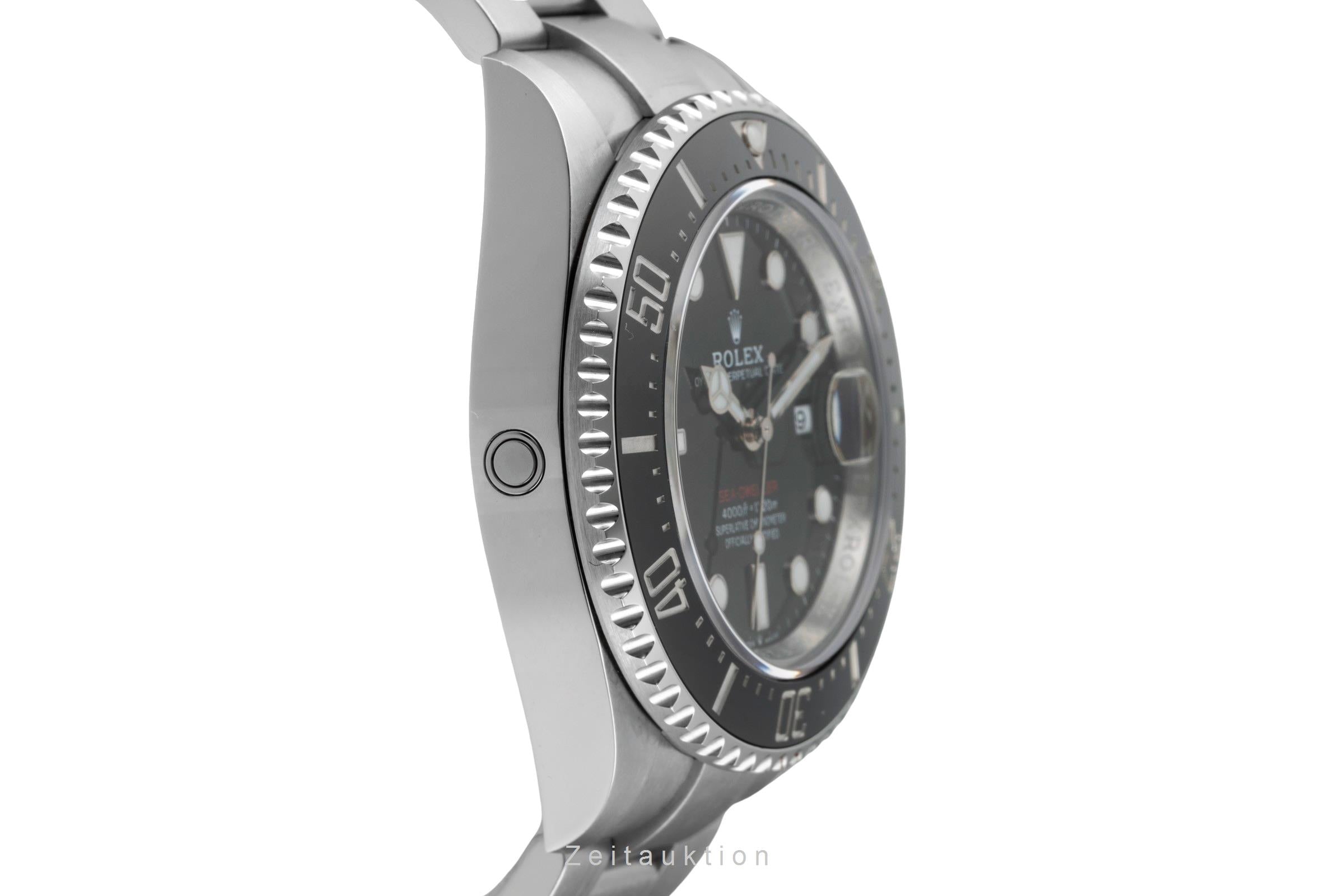 Rolex Sea-Dweller Single Red Edelstahl Herrenuhr Oyster Ref. 126600 B&P 2022 [2601819]