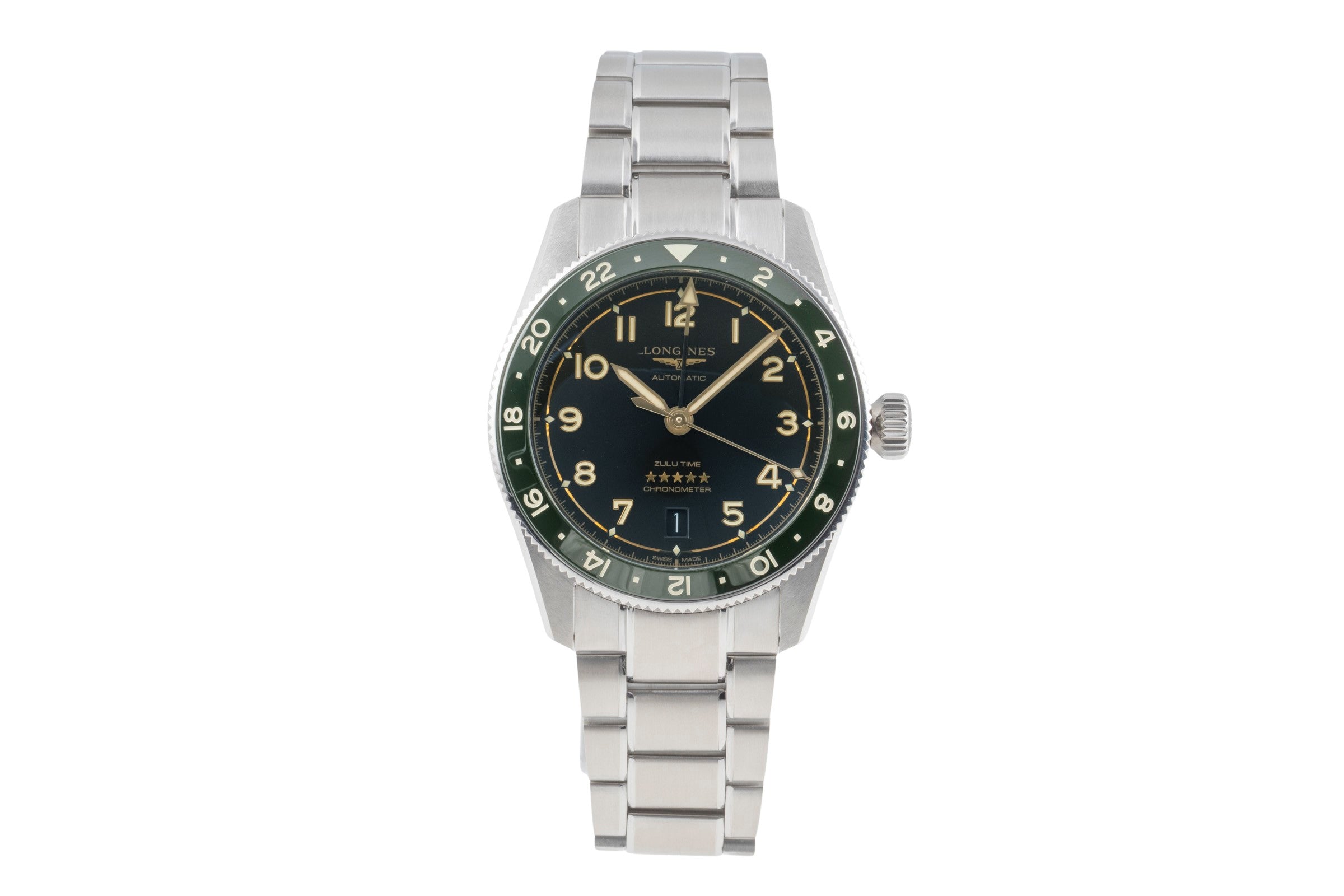 Longines Spirit acier automatique montre pour hommes L3.802.4.63.6 LP: 3450EUR  [2601822]