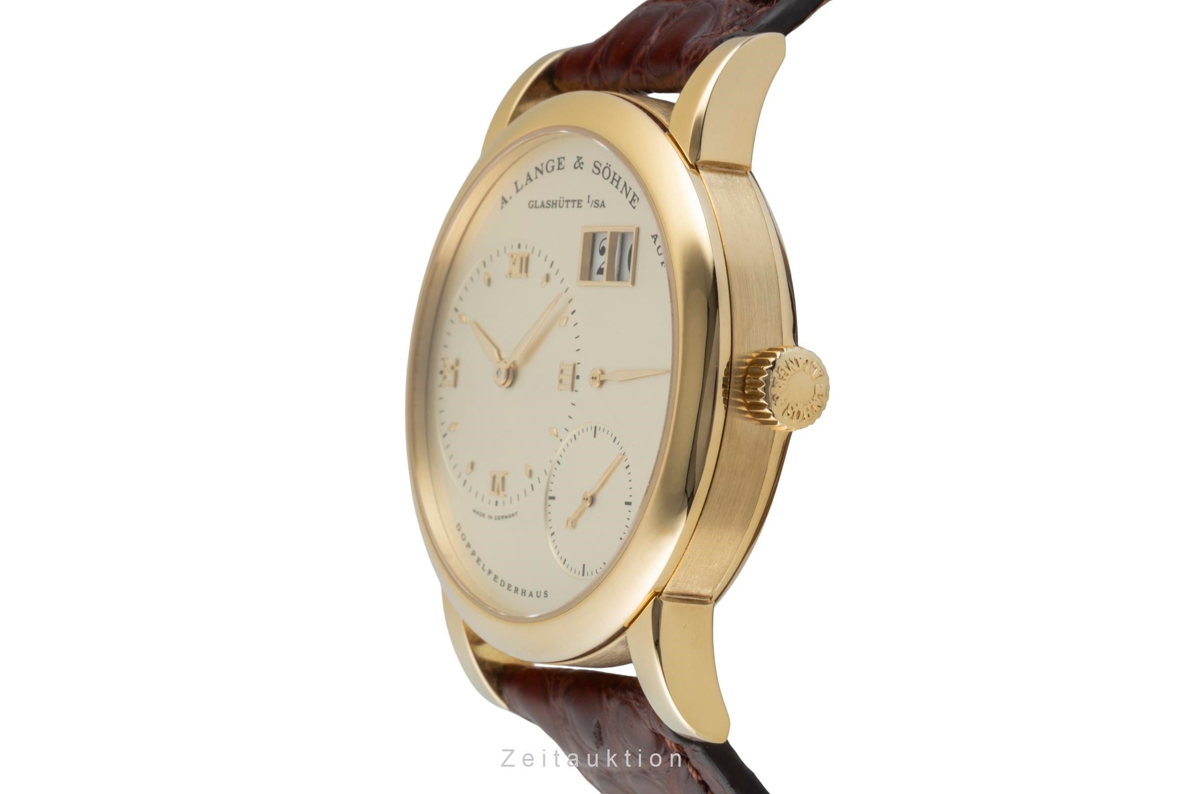 A. Lange & Söhne Lange 1 18k (0,750) Gold Handaufzug Herrenuhr Ref. 101.021  [2601825]