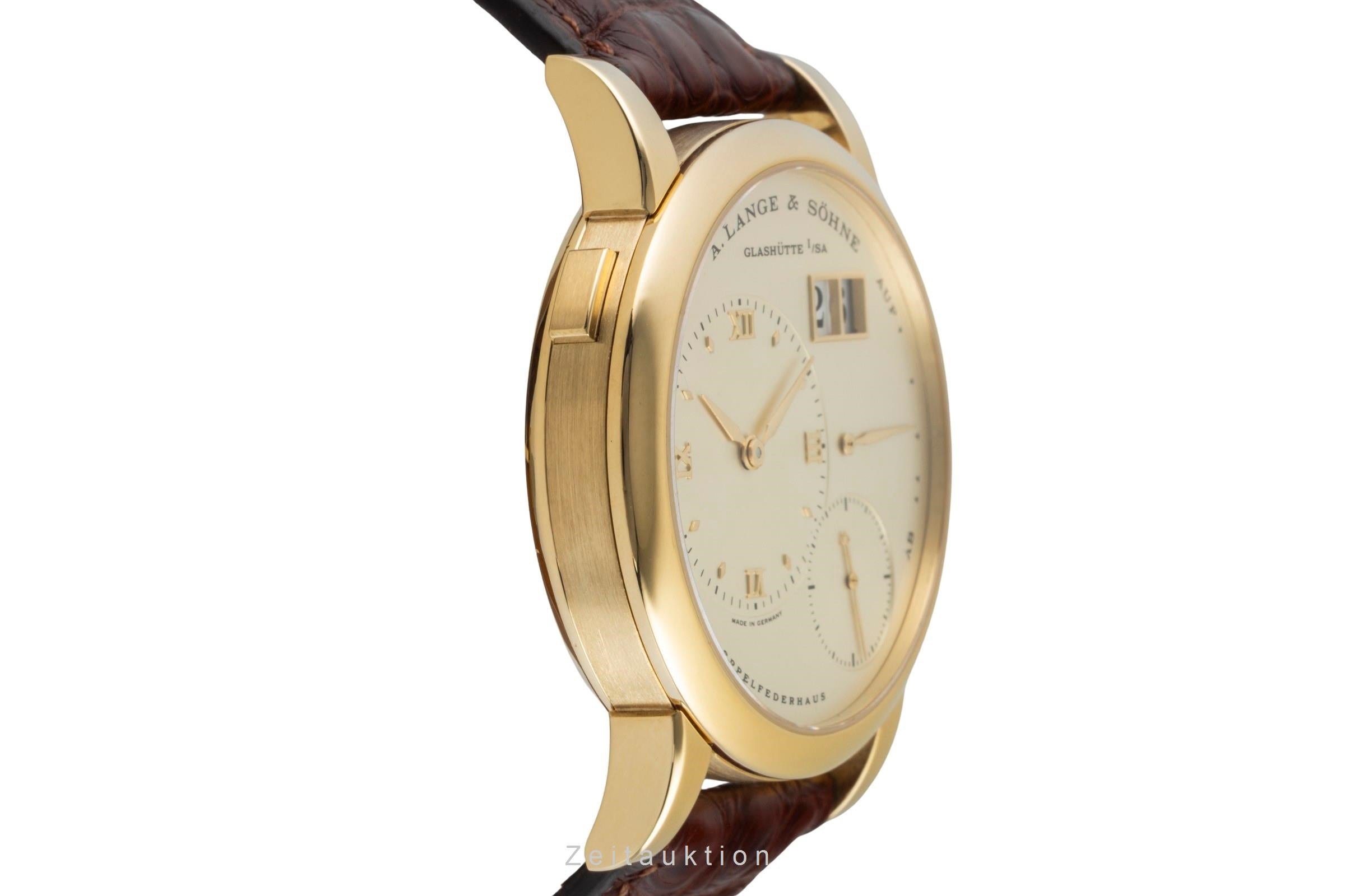 A. Lange & Söhne Lange 1 18k (0,750) Gold Handaufzug Herrenuhr Ref. 101.021  [2601825]