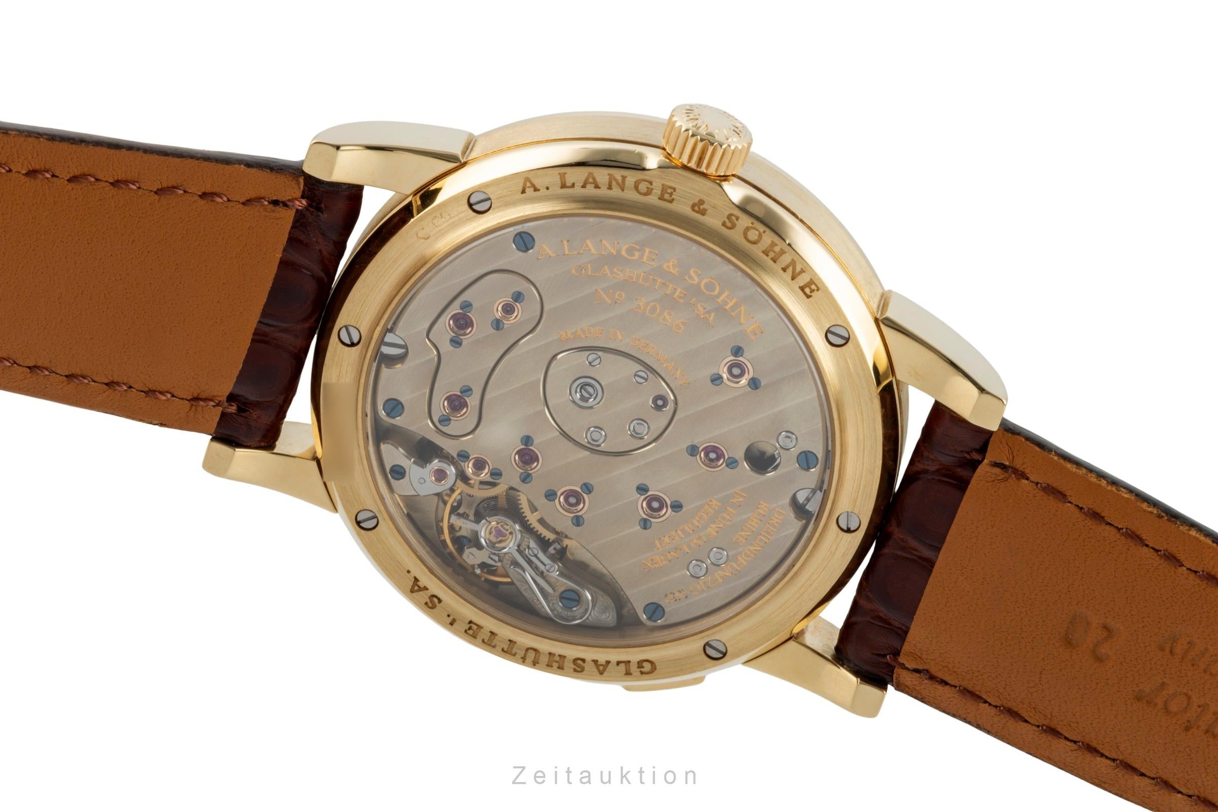 A. Lange & Söhne Lange 1 18k (0,750) Gold Handaufzug Herrenuhr Ref. 101.021  [2601825]