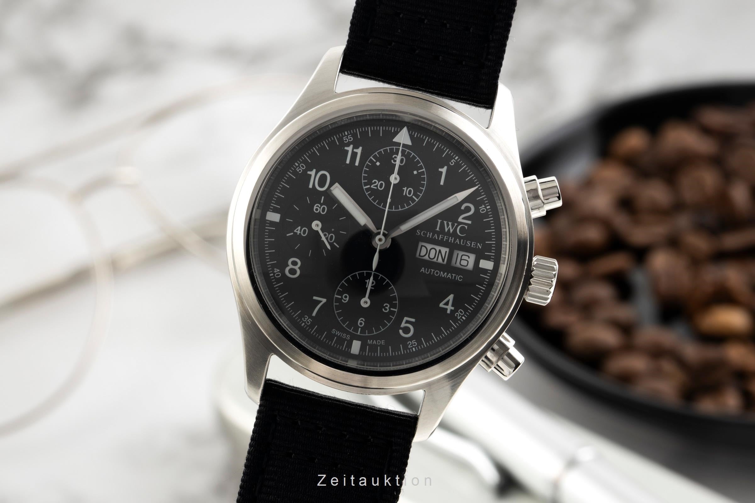 IWC Fliegerchronograph Chronograph Stahl Automatik Herrenuhr Ref. IW370601 [2601826]