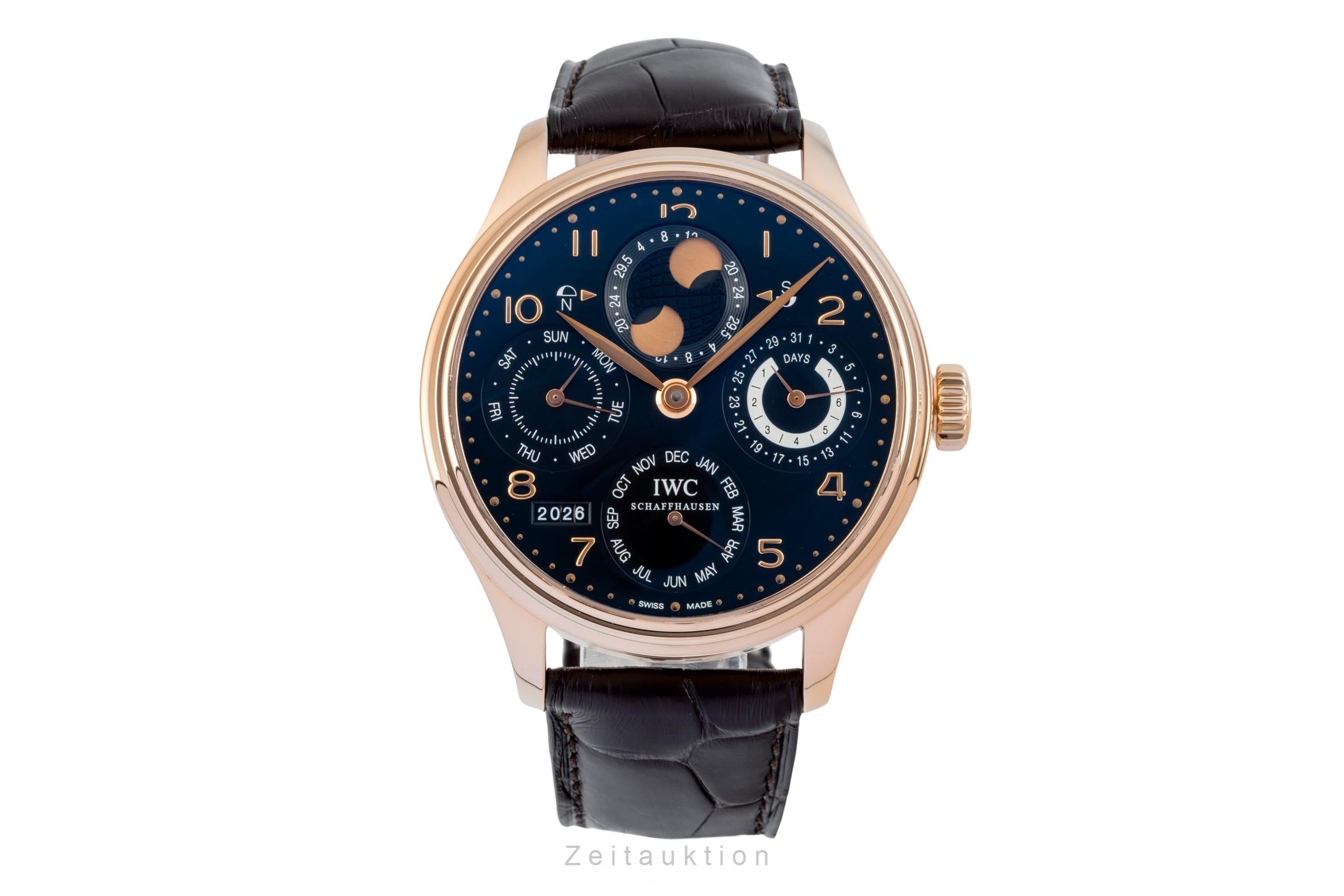IWC Portugieser 18 ct red gold automatic men's watch IW502122 LP: 56900EUR  [2601827]