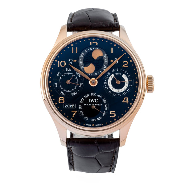 IWC Portugieser 18 ct red gold automatic men's watch IW502122 LP: 56900EUR  [2601827]