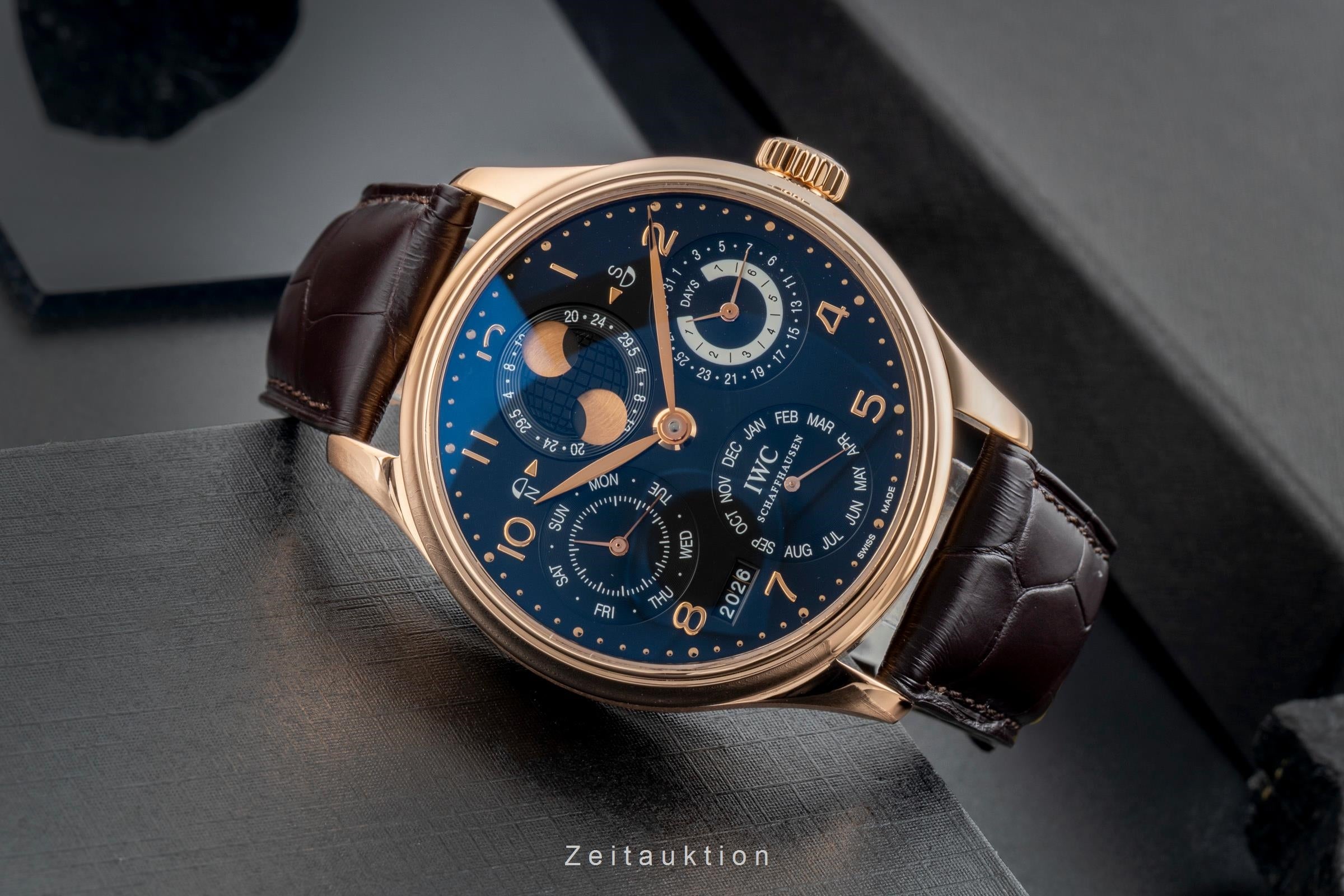 IWC Portugieser 18 ct red gold automatic men's watch IW502122 LP: 56900EUR  [2601827]